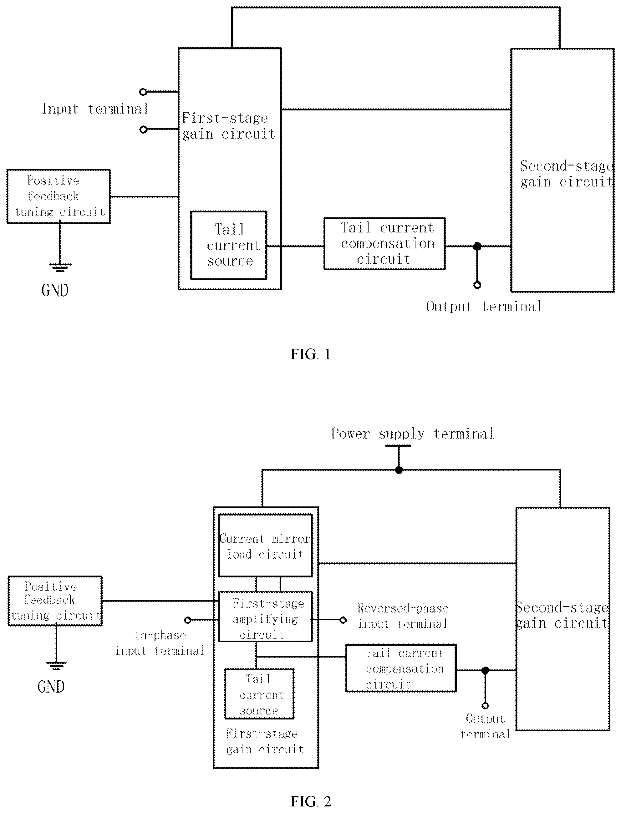 Patent US11777460 — Operational amplifier — Figure 1