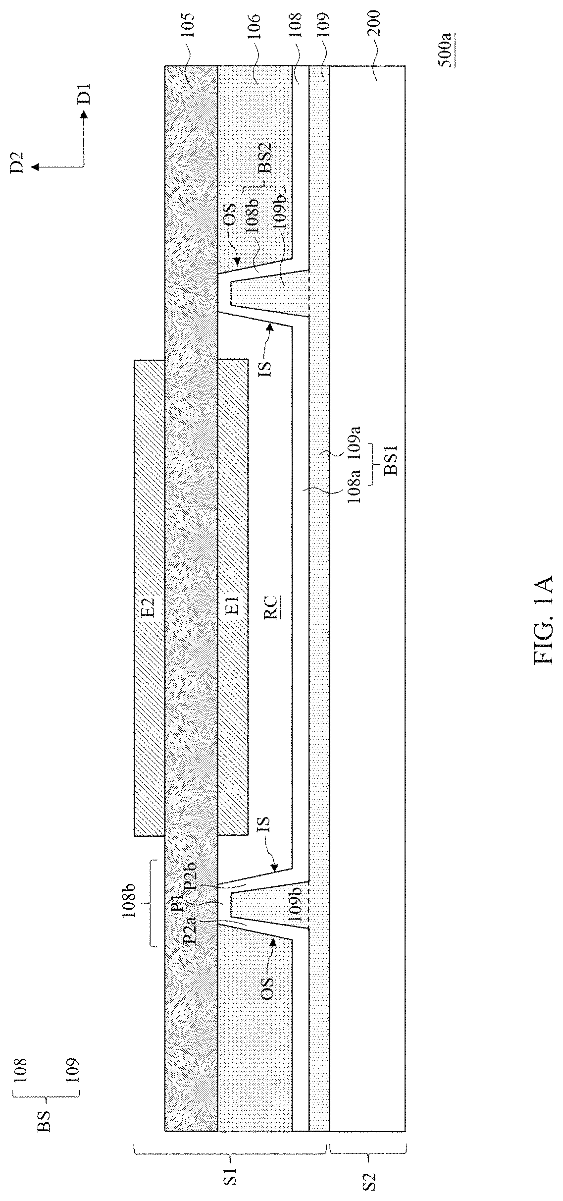 Patent US11777472 — Bulk acoustic wave resonator — Figure 1