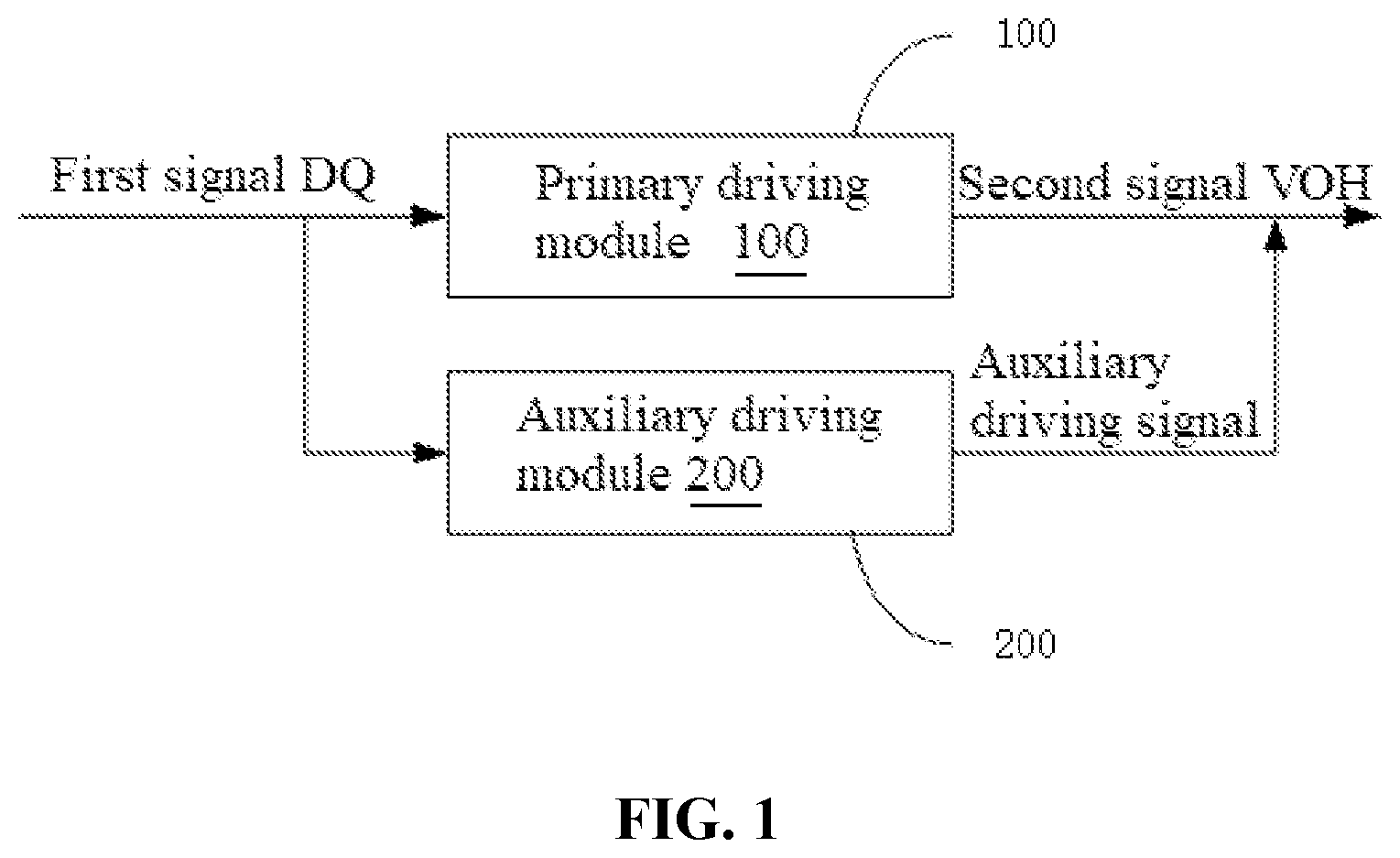 Patent US11777493 — Driving circuit — Figure 1