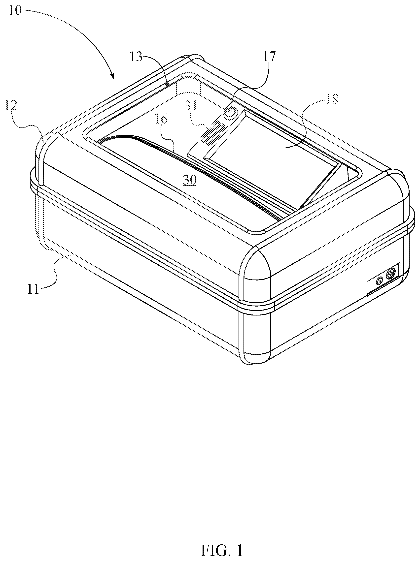 Patent US11777537 Figure 1 – Tactical communication apparatus