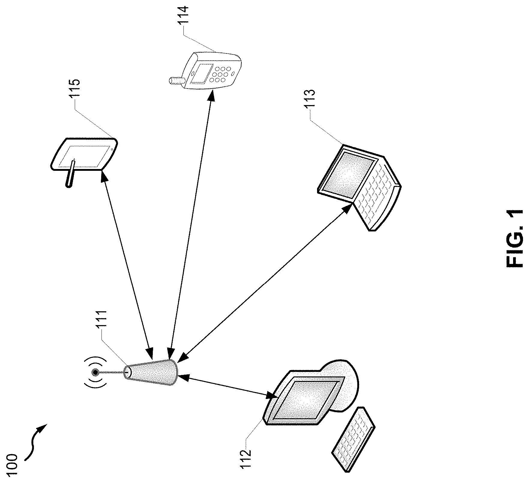 Patent US11777539 — Rate control with transmitter power optimization — Figure 1