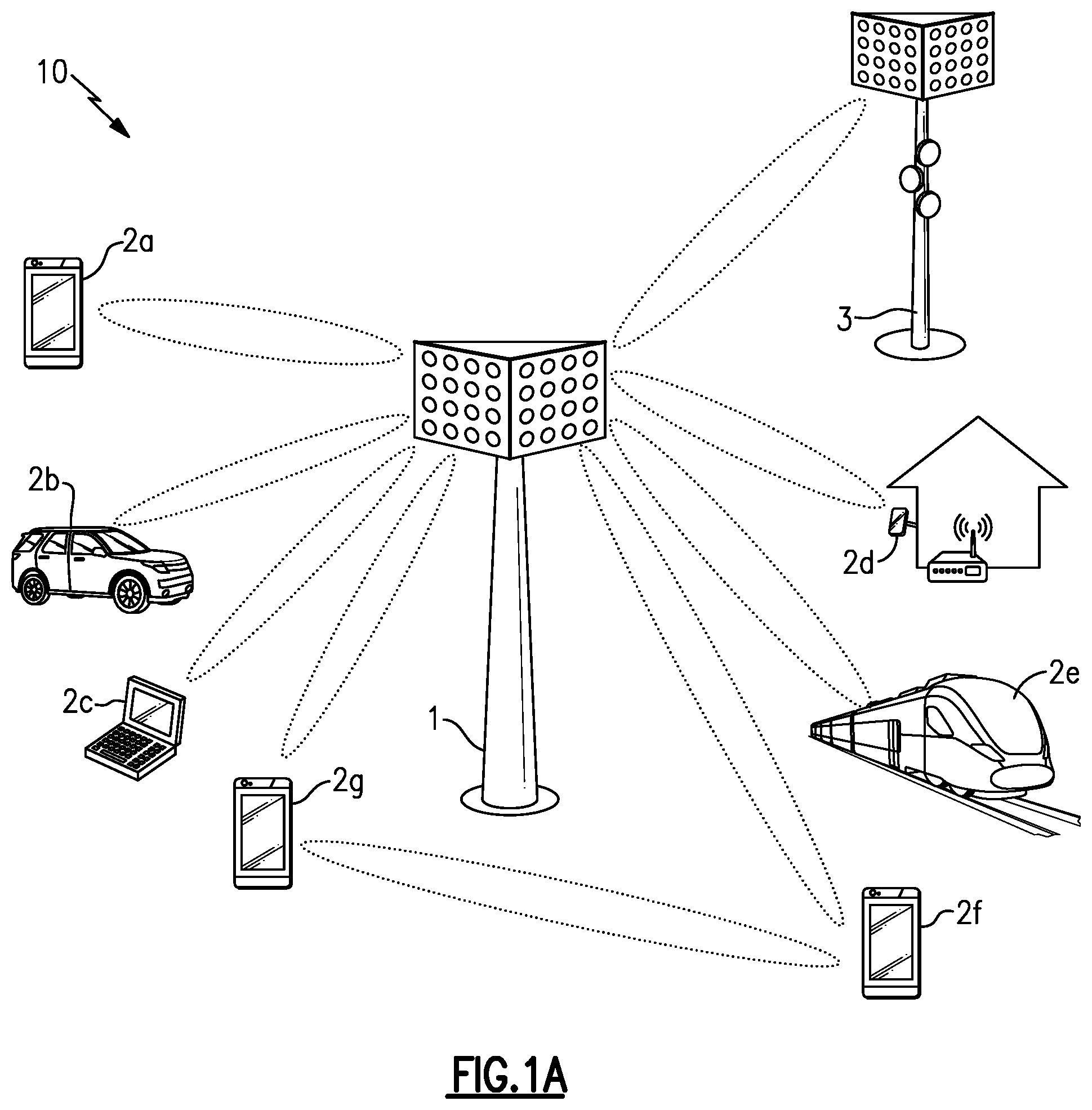 Patent US11777549 — Radio frequency front end modules implementing coexisting time division duplexing and frequency division duplexing — Figure 1