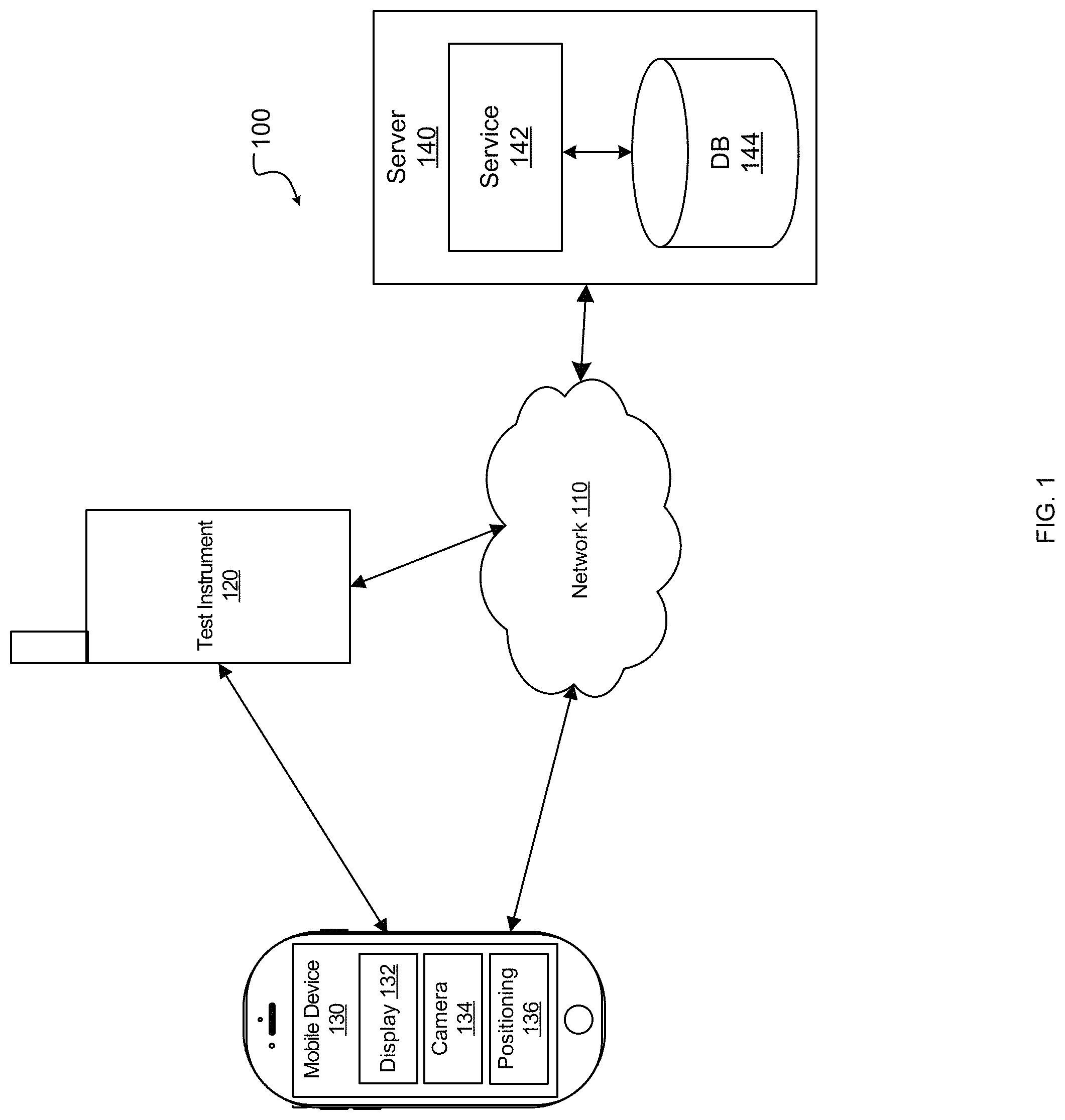 Patent US11777557 — Personal mobile signal egress logging and augmented reality leak locator — Figure 1