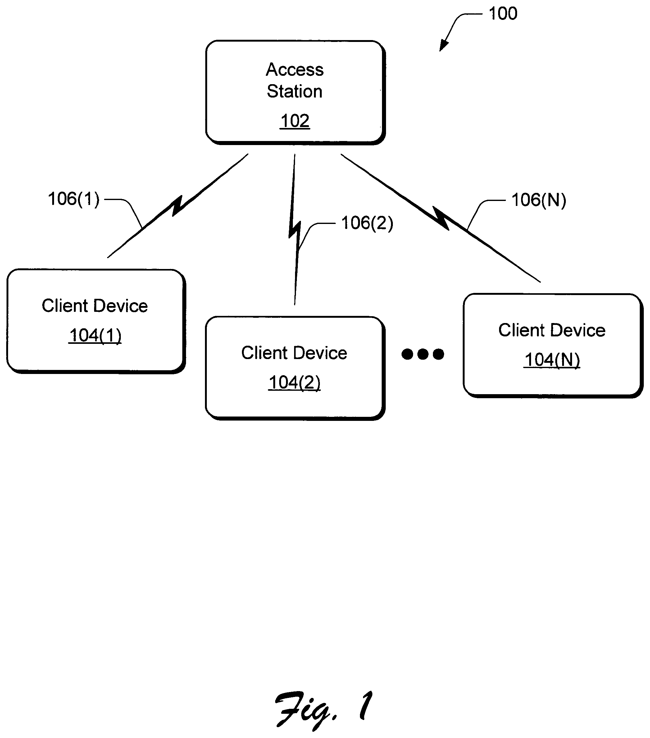 Patent US11777569 — Directed wireless communication — Figure 1