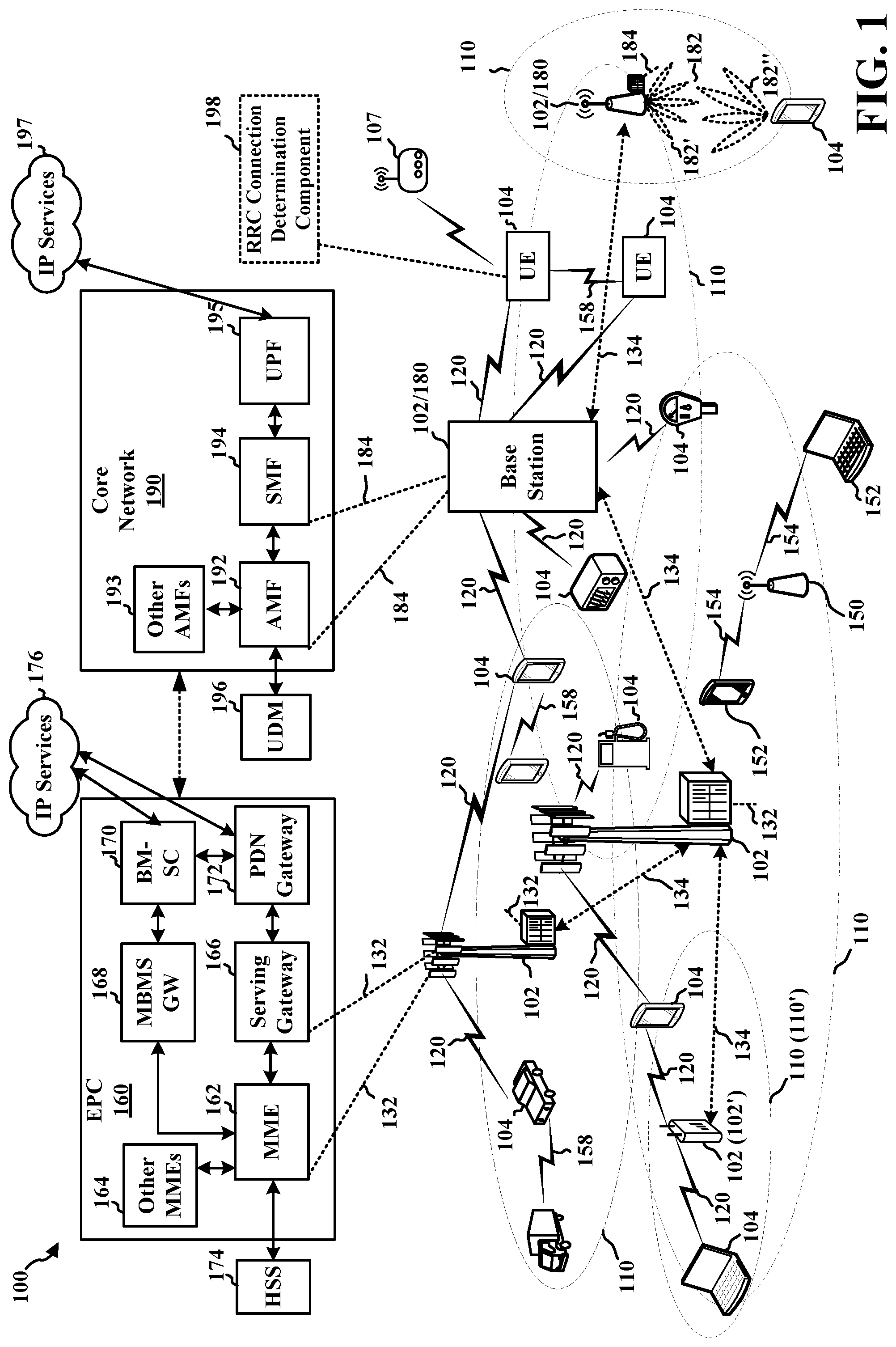 Patent US11777583 — Beam training resource selection by FR2 sidelink UE — Figure 1