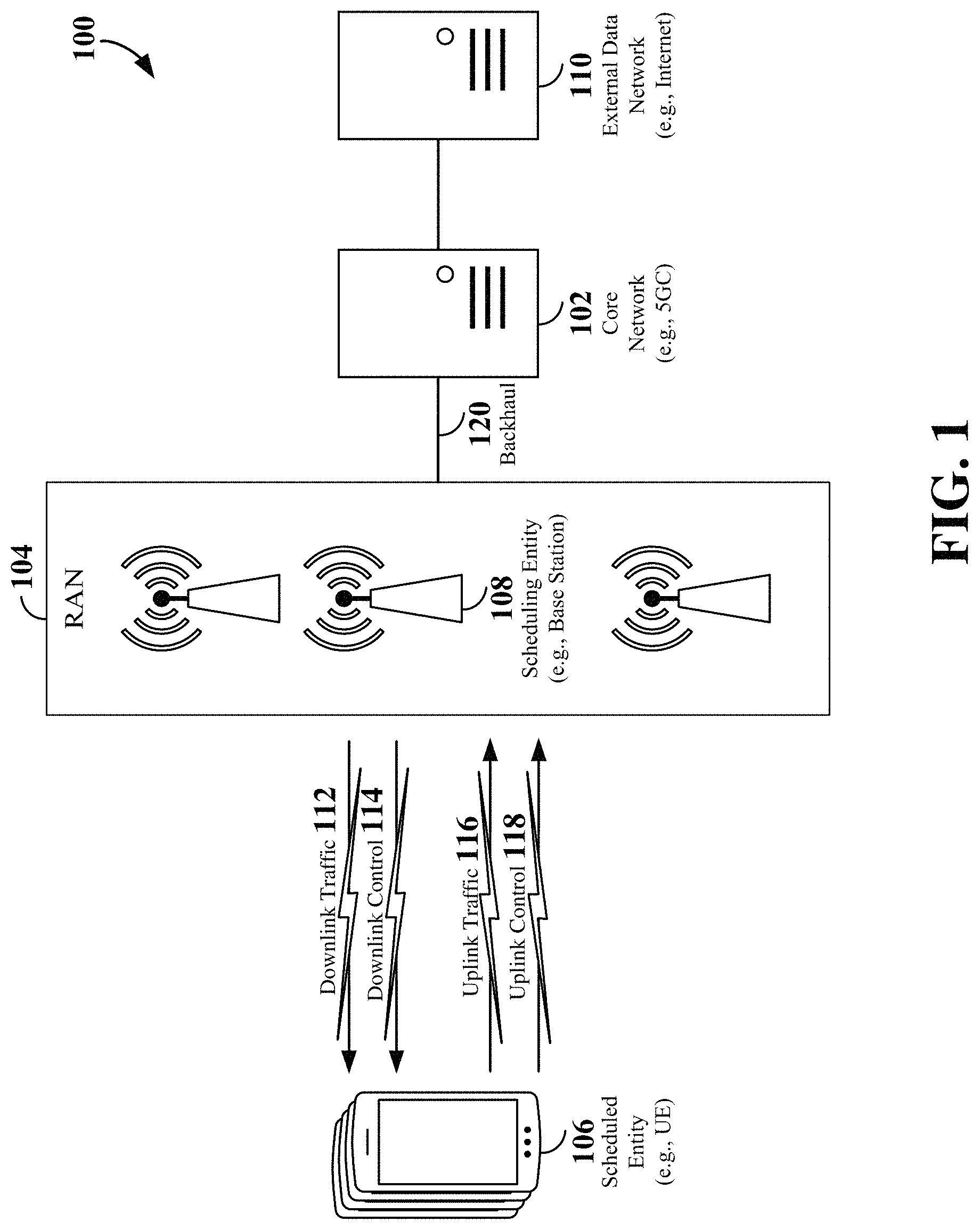 Patent US11777584 — Measurement report payload reduction techniques — Figure 1