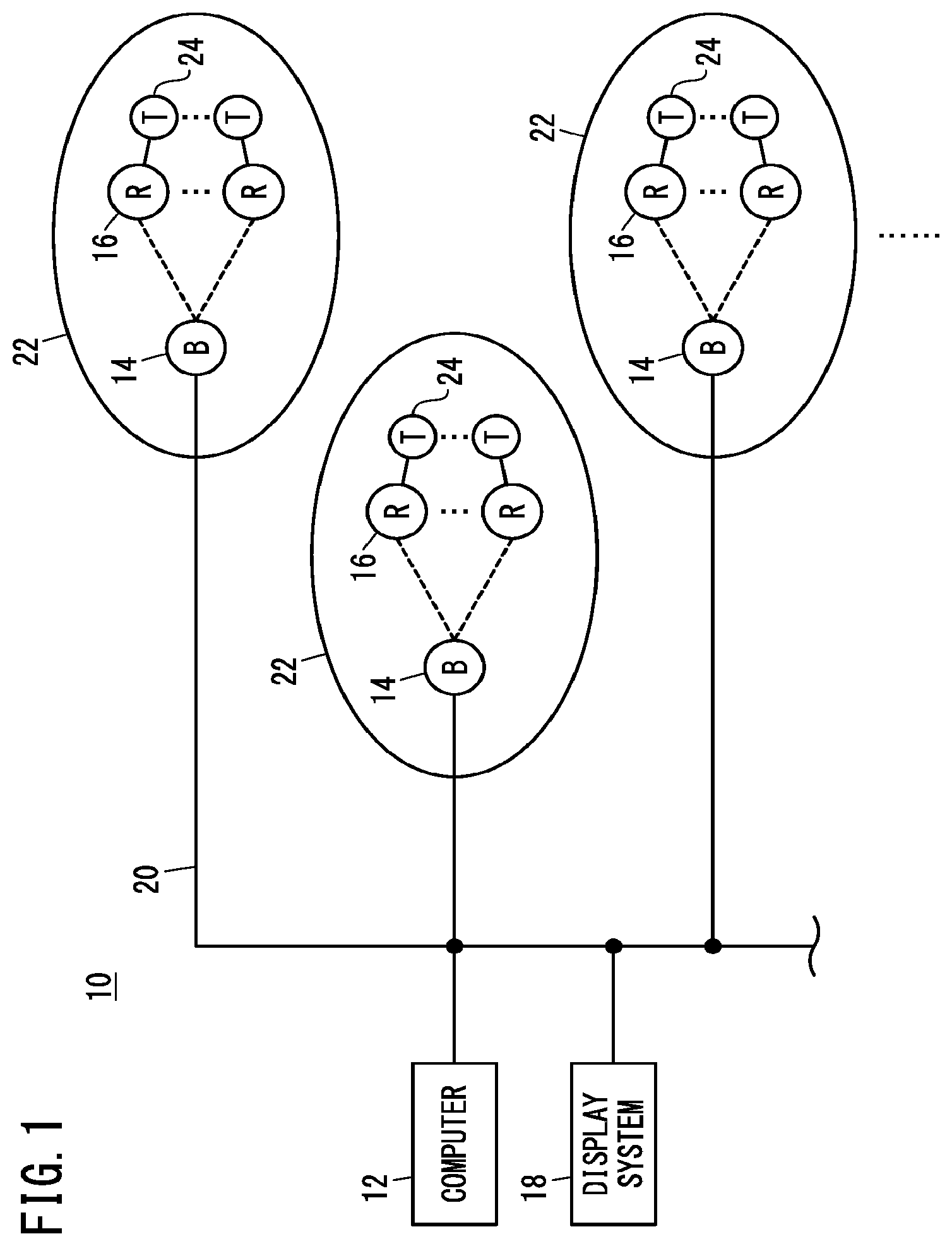 Patent US11777624 — Display system — Figure 1