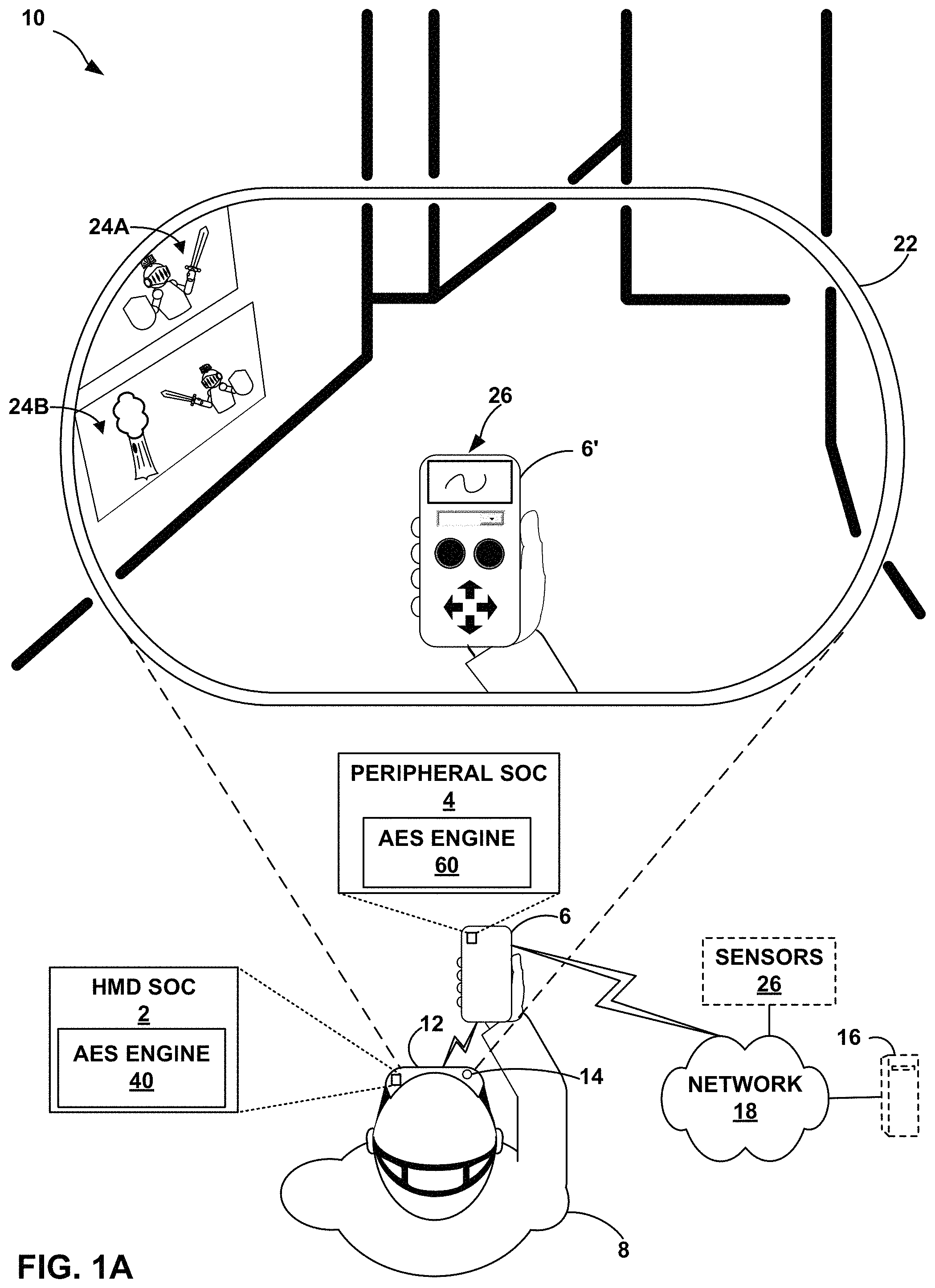 Patent US11777711 — Encryption and decryption engines with selective key expansion skipping — Figure 1