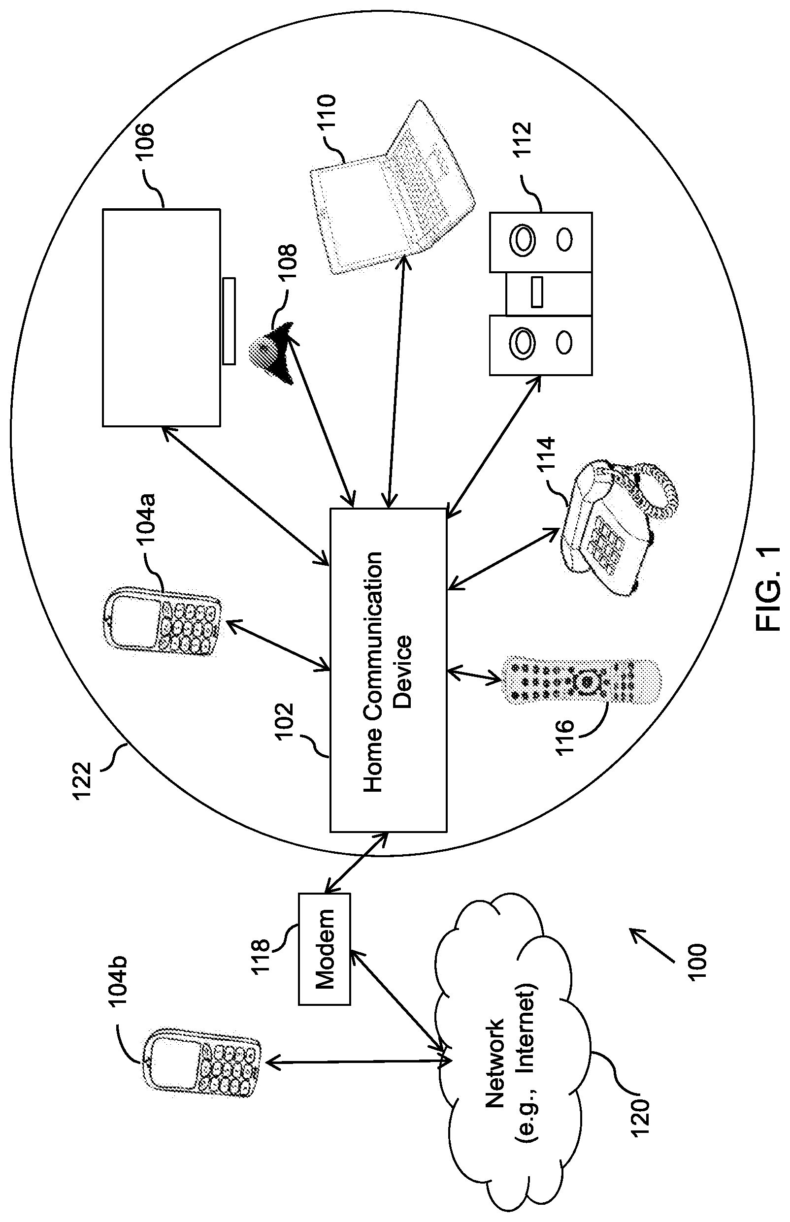 Patent US11777782 — Methods and apparatus for interactive social TV multimedia communication — Figure 1