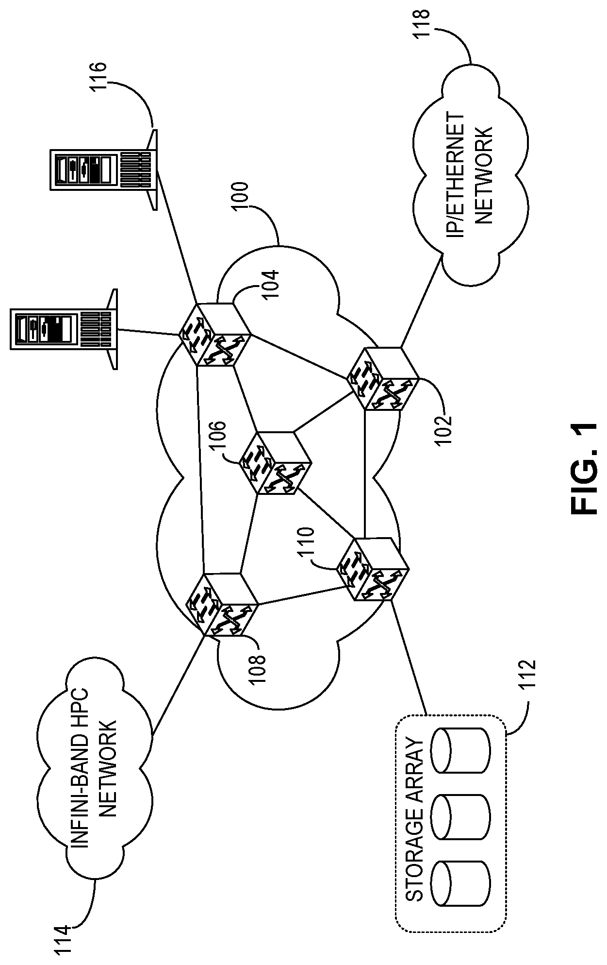 Patent US11777843 — System and method for facilitating data-driven intelligent network — Figure 1