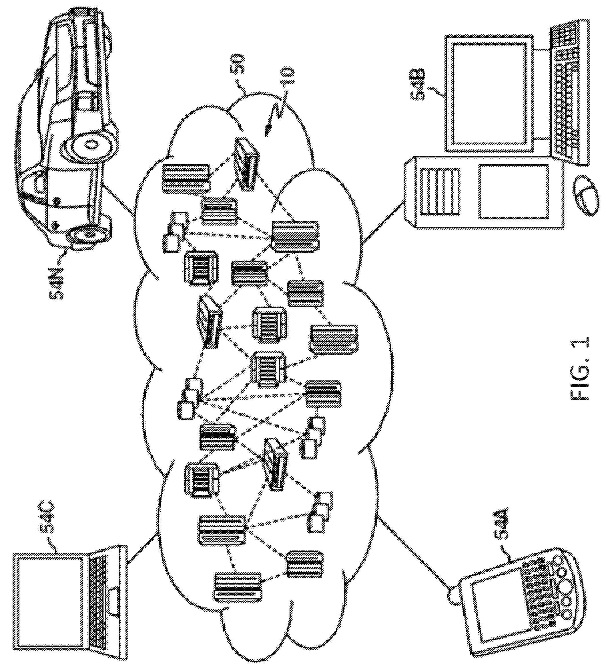 Patent US11777879 — Aggregation of widely spread responses — Figure 1