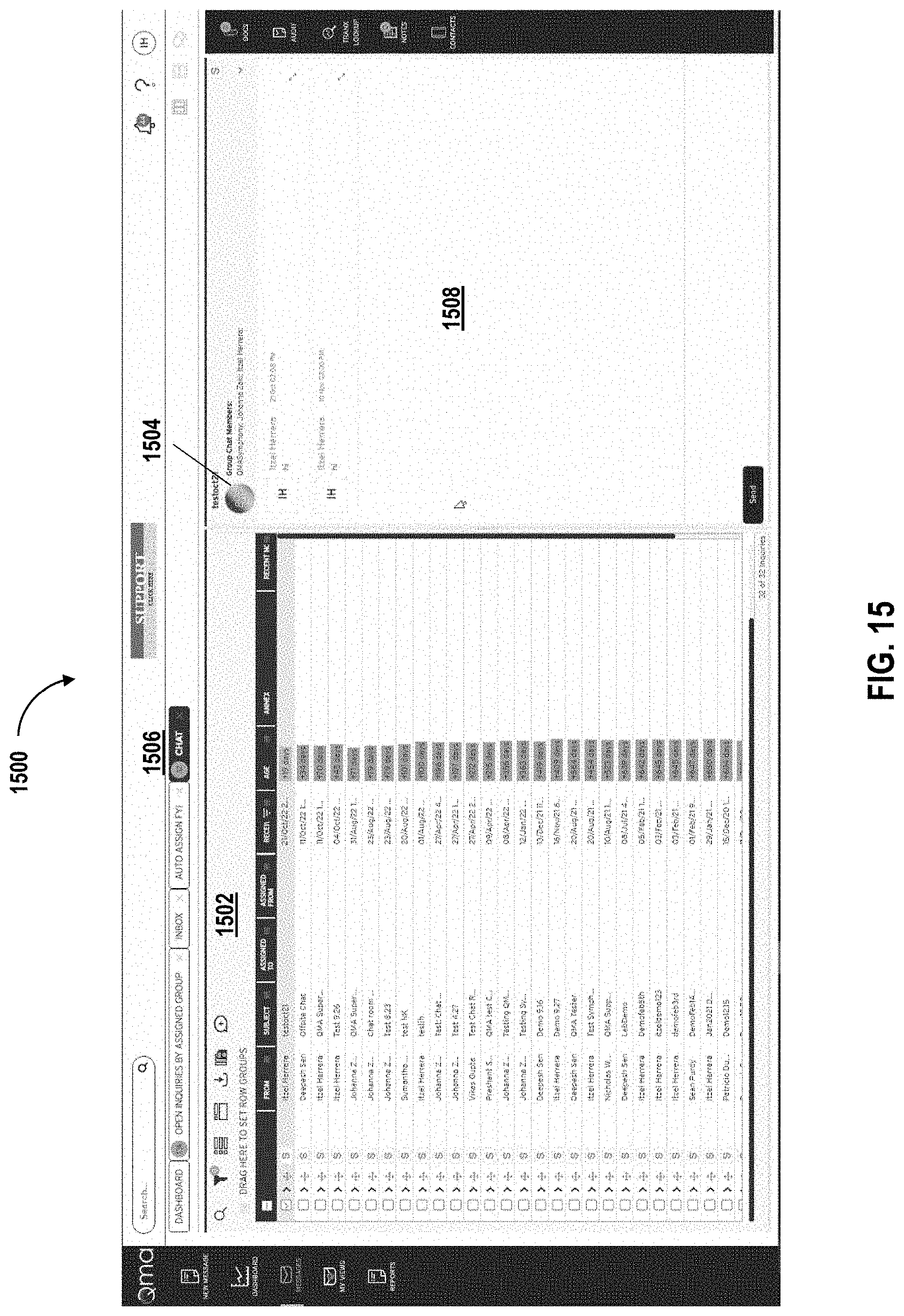 Patent US11777892 Figure 15 – Management of queries in electronic mail messages