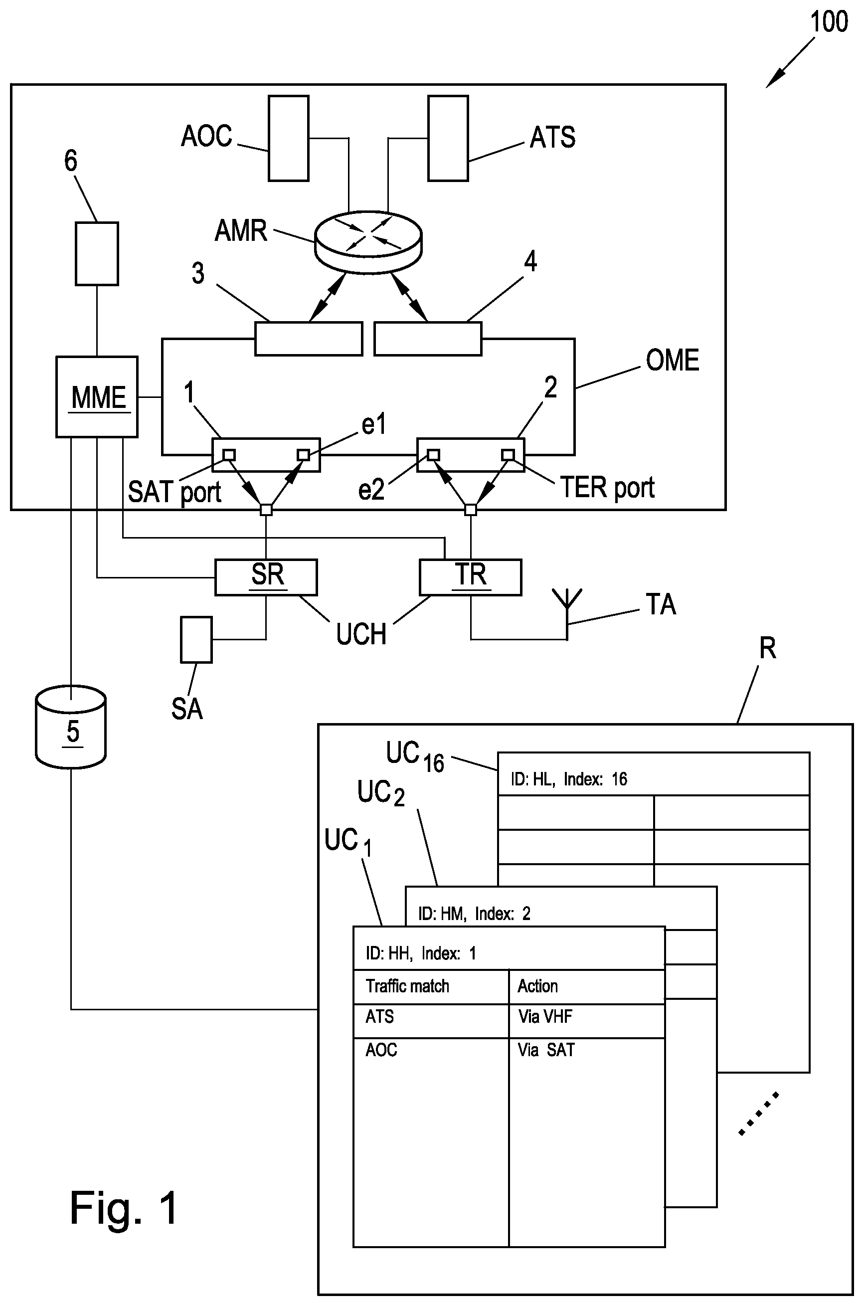 Patent US11777903 — Method for transmitting data between a vehicle and a vehicle security system, a transmission and reception device, and data transmission system — Figure 1