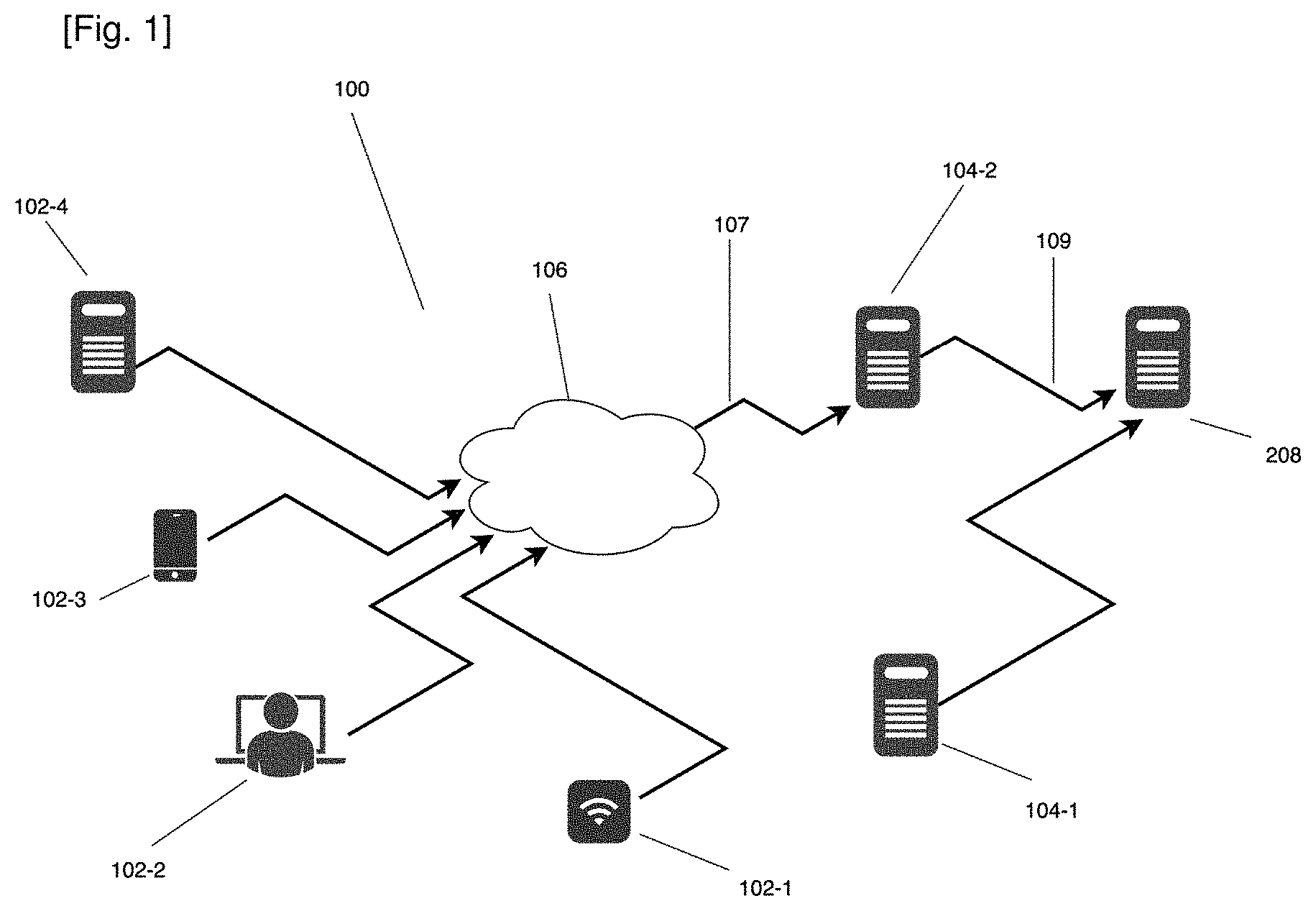 Patent US11777969 — System and method for detecting a DGA domain generation algorithm — Figure 1