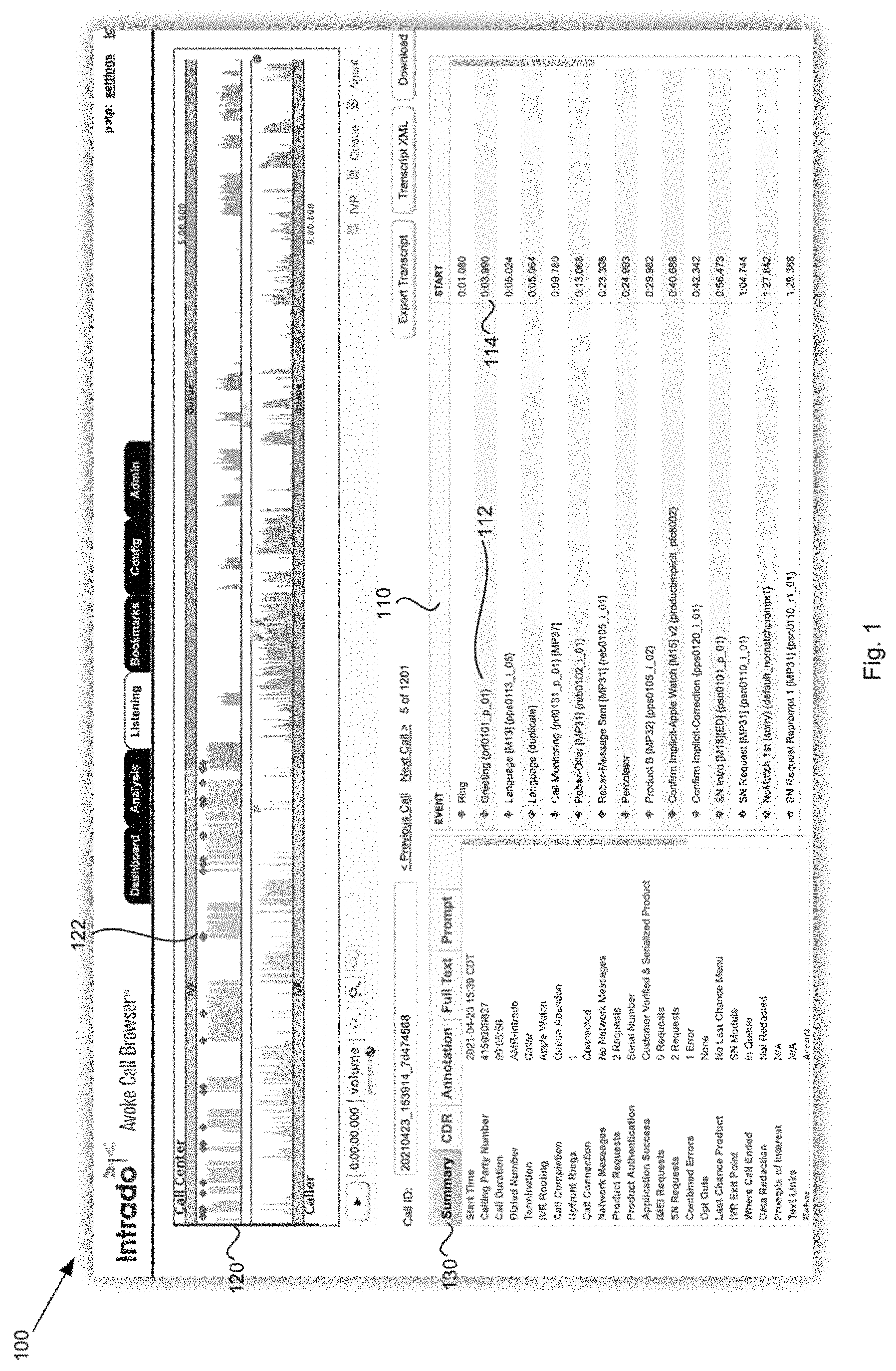 Patent US11778094 — Time tolerant prompt detection — Figure 1