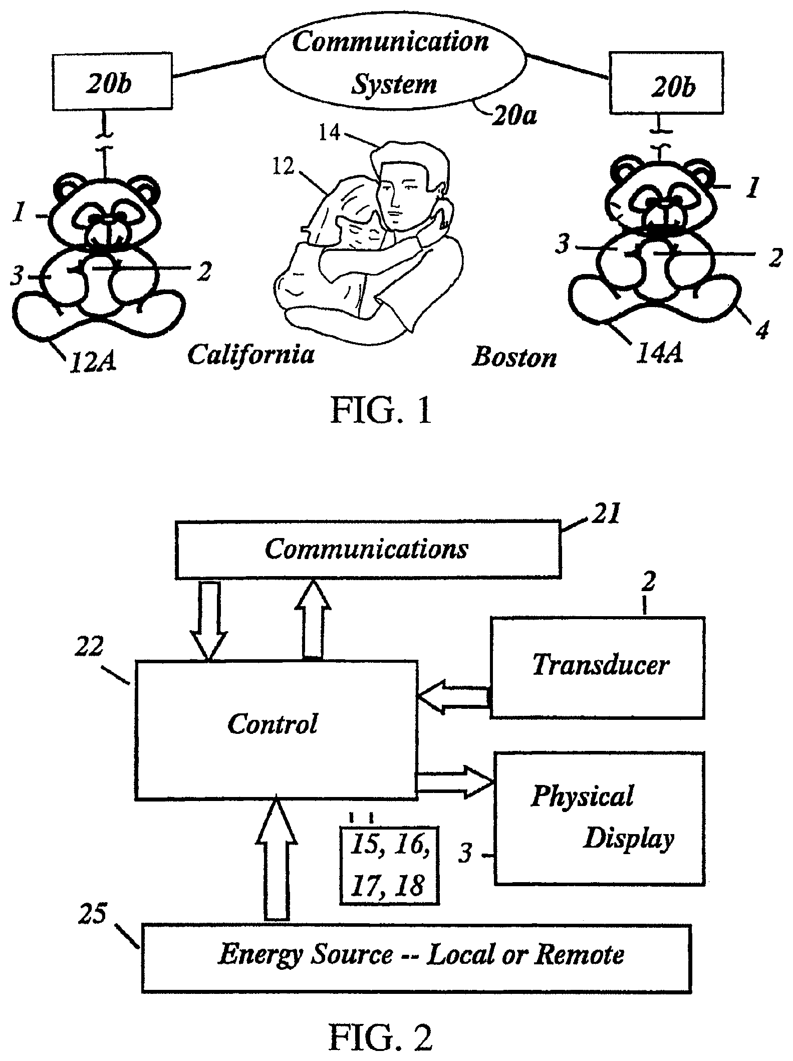Patent US11778140 — Powered physical displays on mobile devices — Figure 1