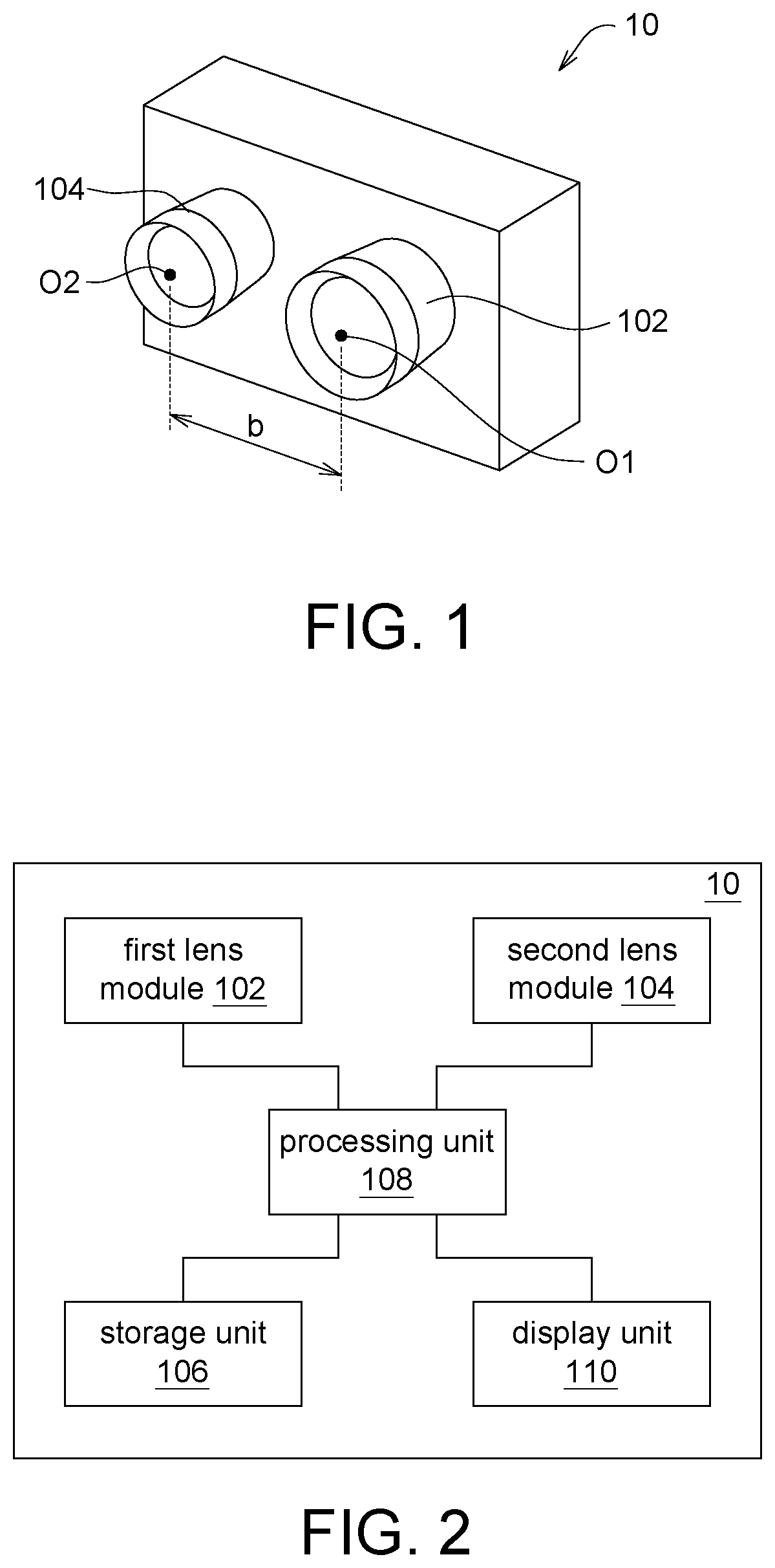 Patent US11778157 — Image capture device and depth information calculation method thereof — Figure 1