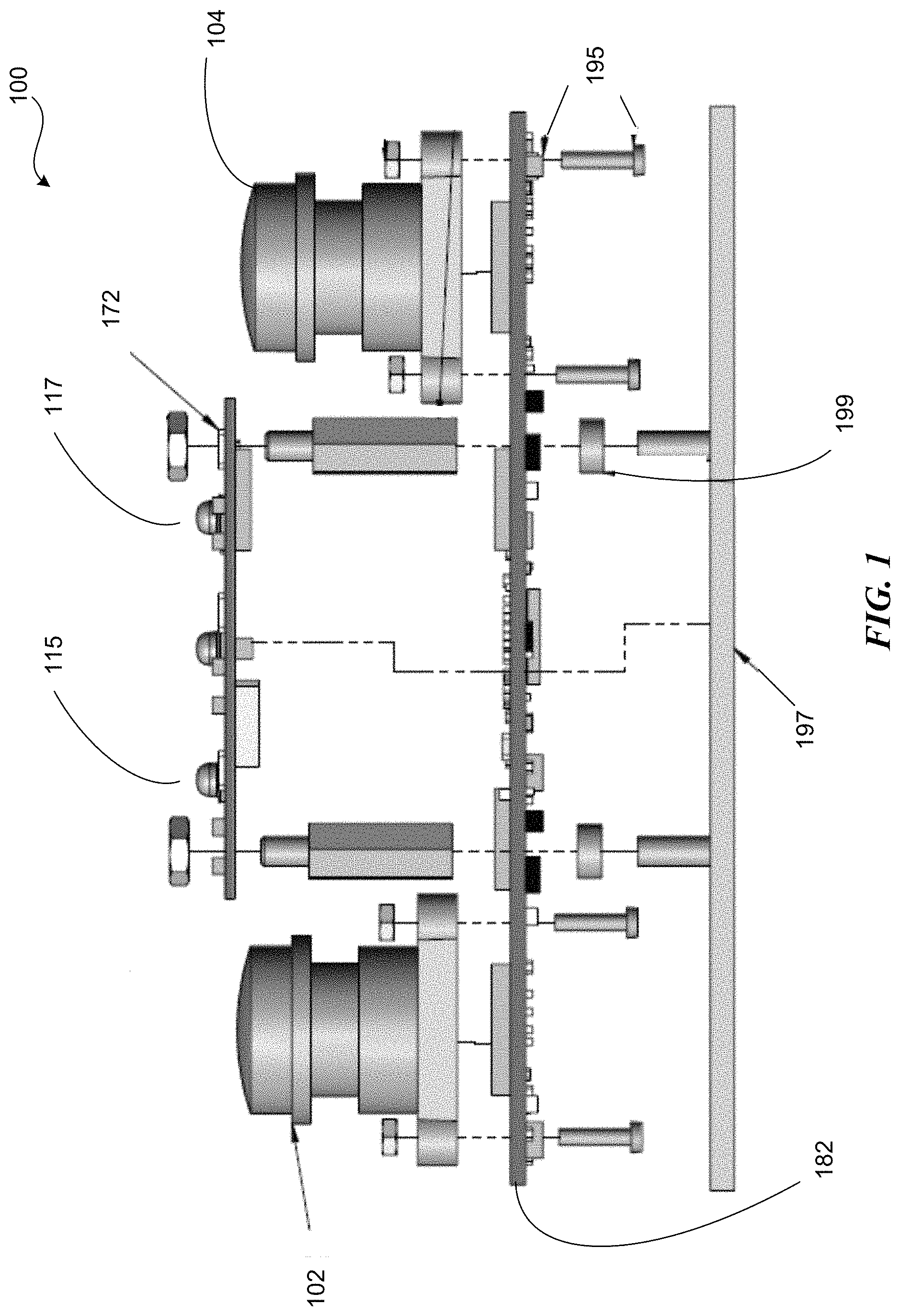 Patent US11778159 — Augmented reality with motion sensing — Figure 1
