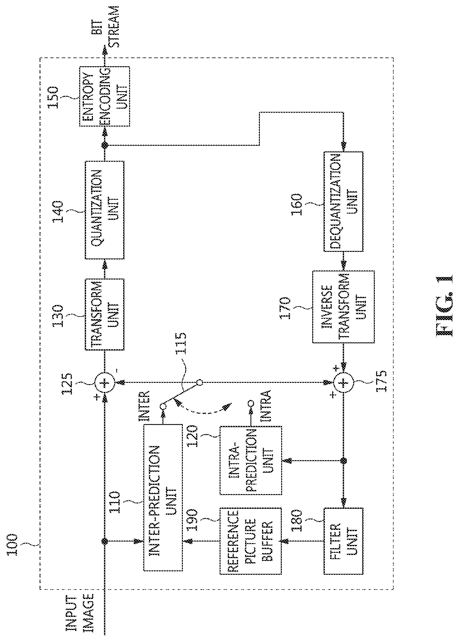 Patent US11778169 — Method, apparatus and storage medium for image encoding/decoding using reference picture — Figure 1