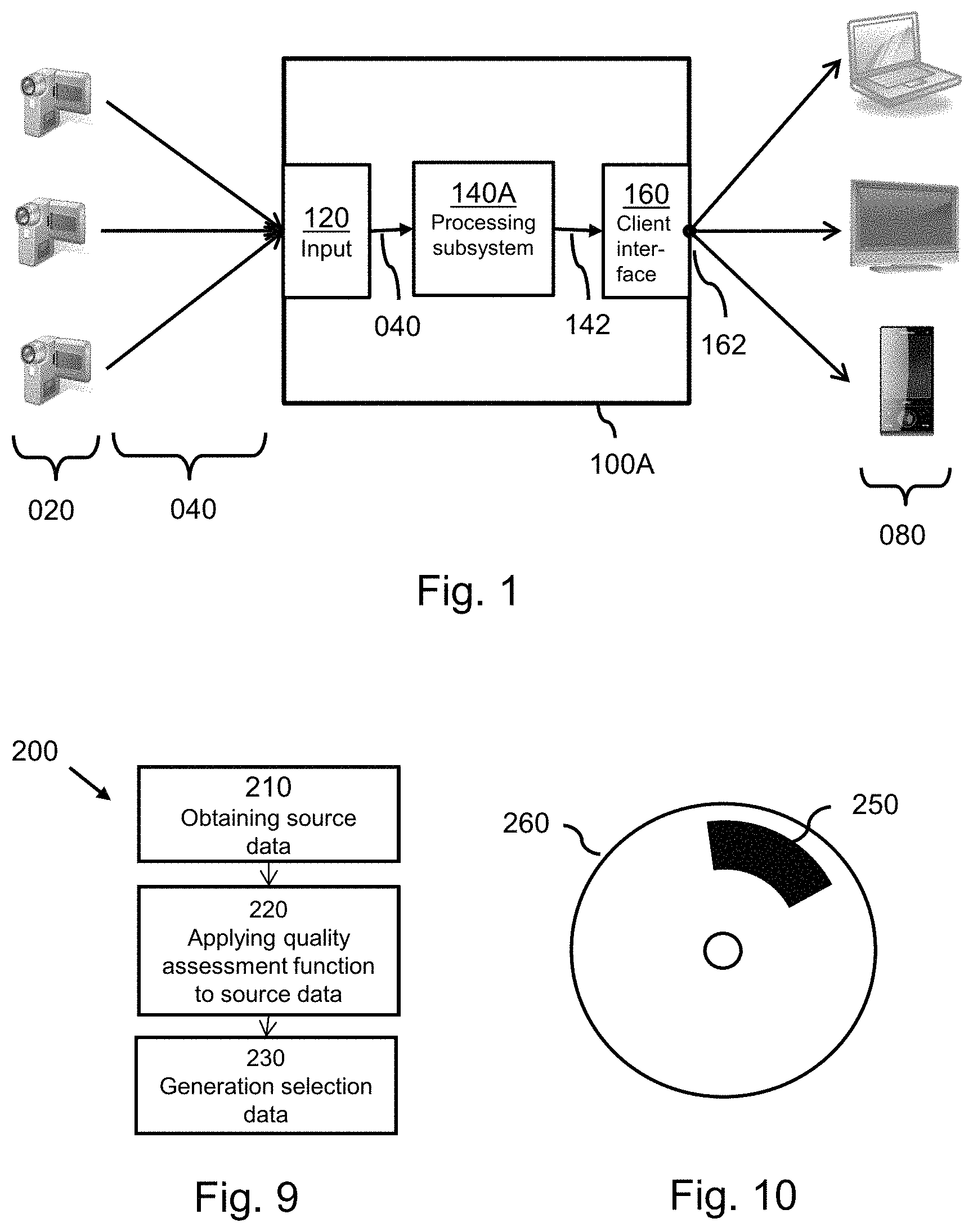 Patent US11778258 — Establishing a streaming presentation of an event — Figure 1