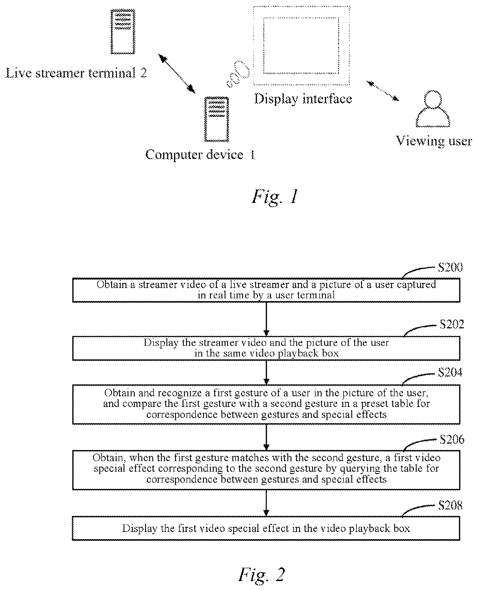Patent US11778263 — Live streaming video interaction method and apparatus, and computer device — Figure 1
