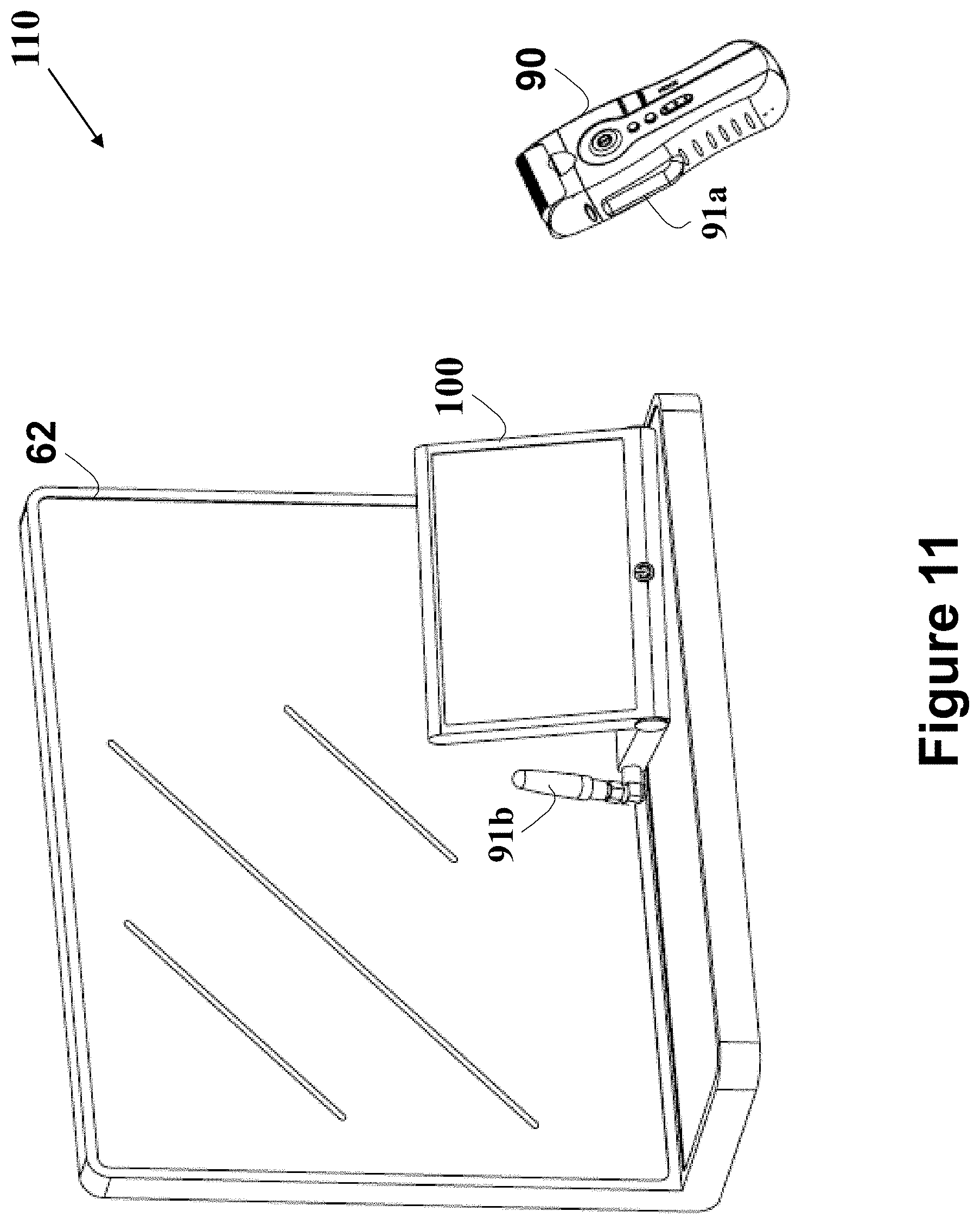 Patent US11778290 Figure 12 – Electric shaver with imaging capability