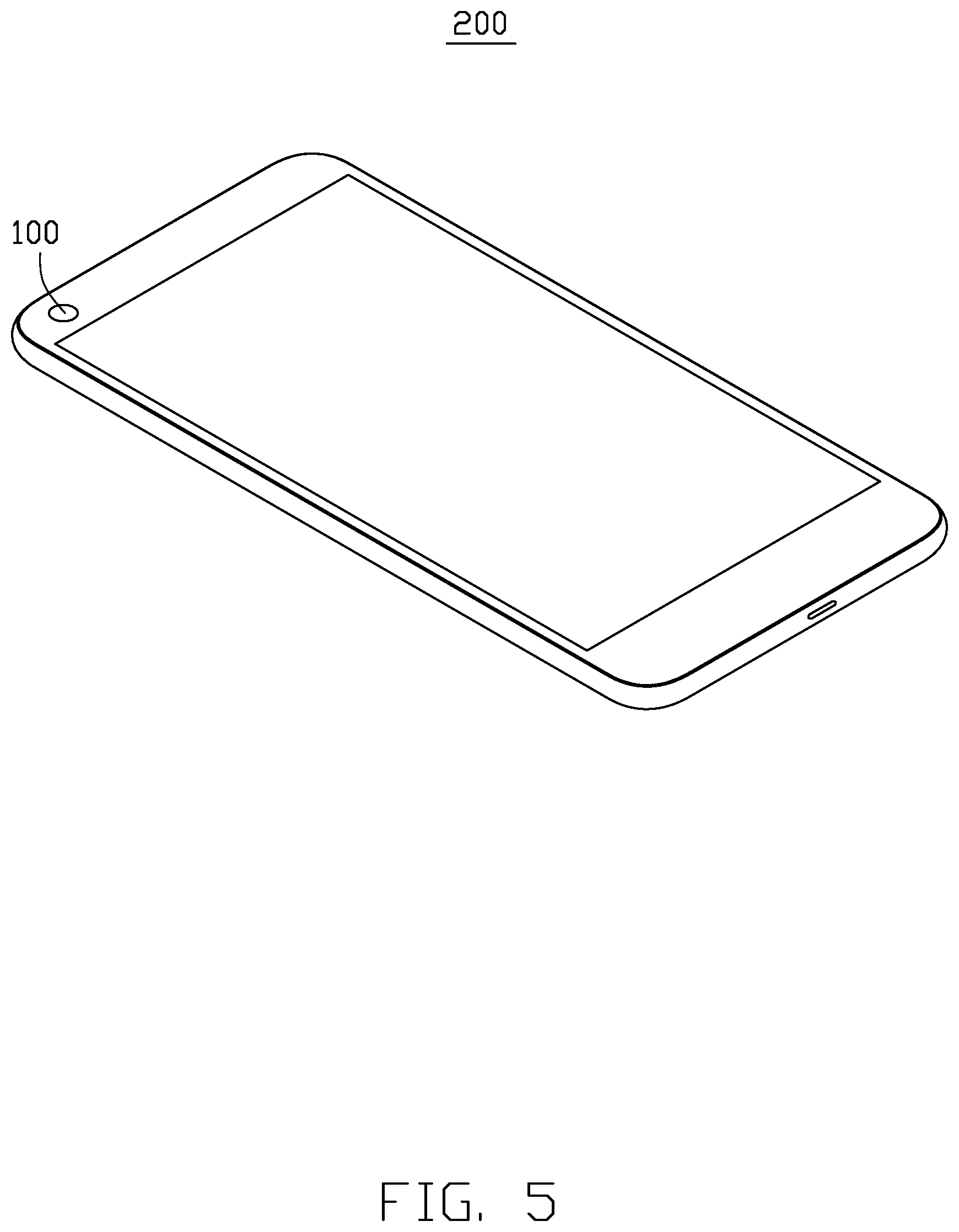 Patent US11778296 Figure 5 – Camera module and electronic device having the camera module