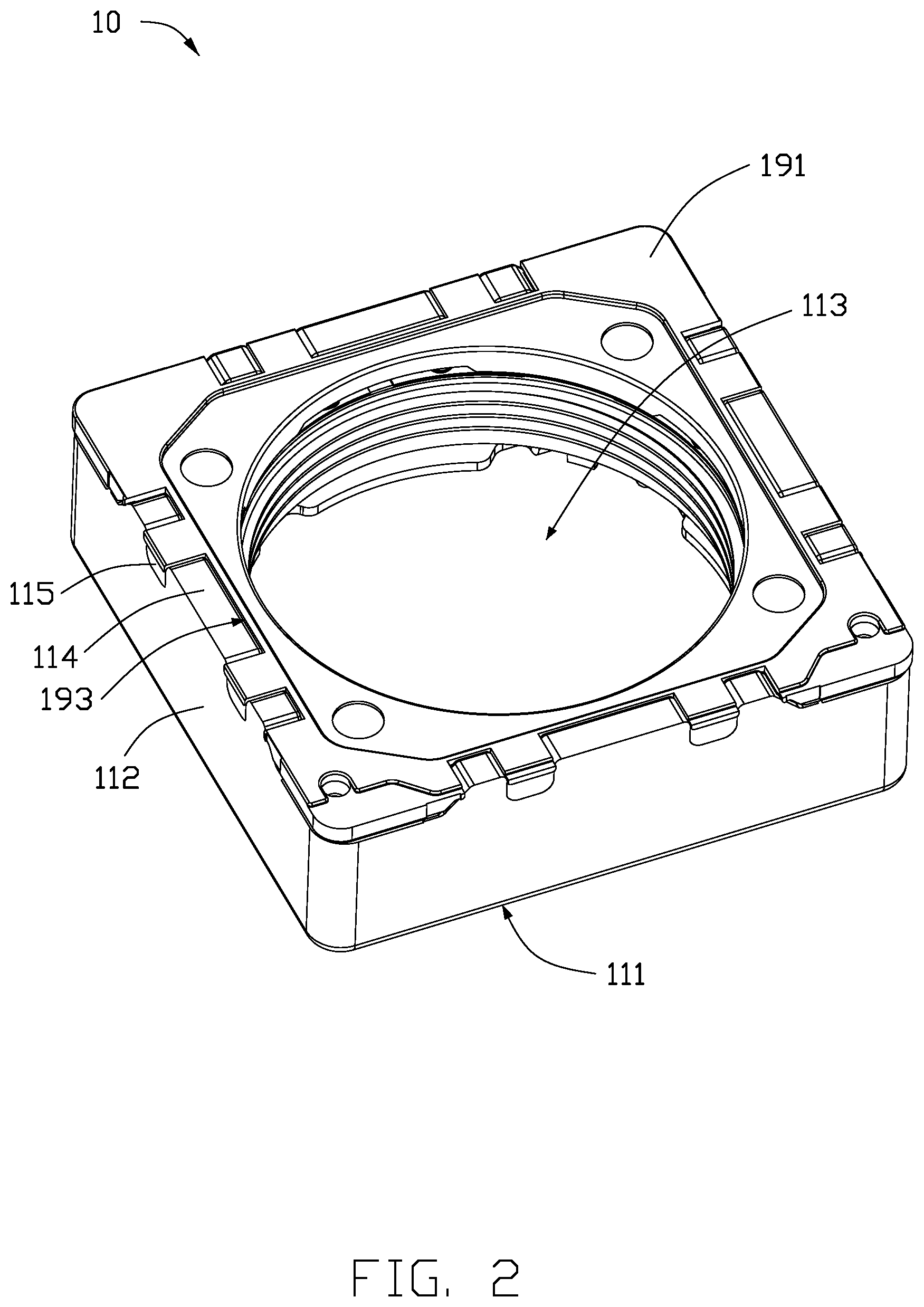 Patent US11778301 Figure 2 – Voice coil motor, camera module, and electronic device using the same