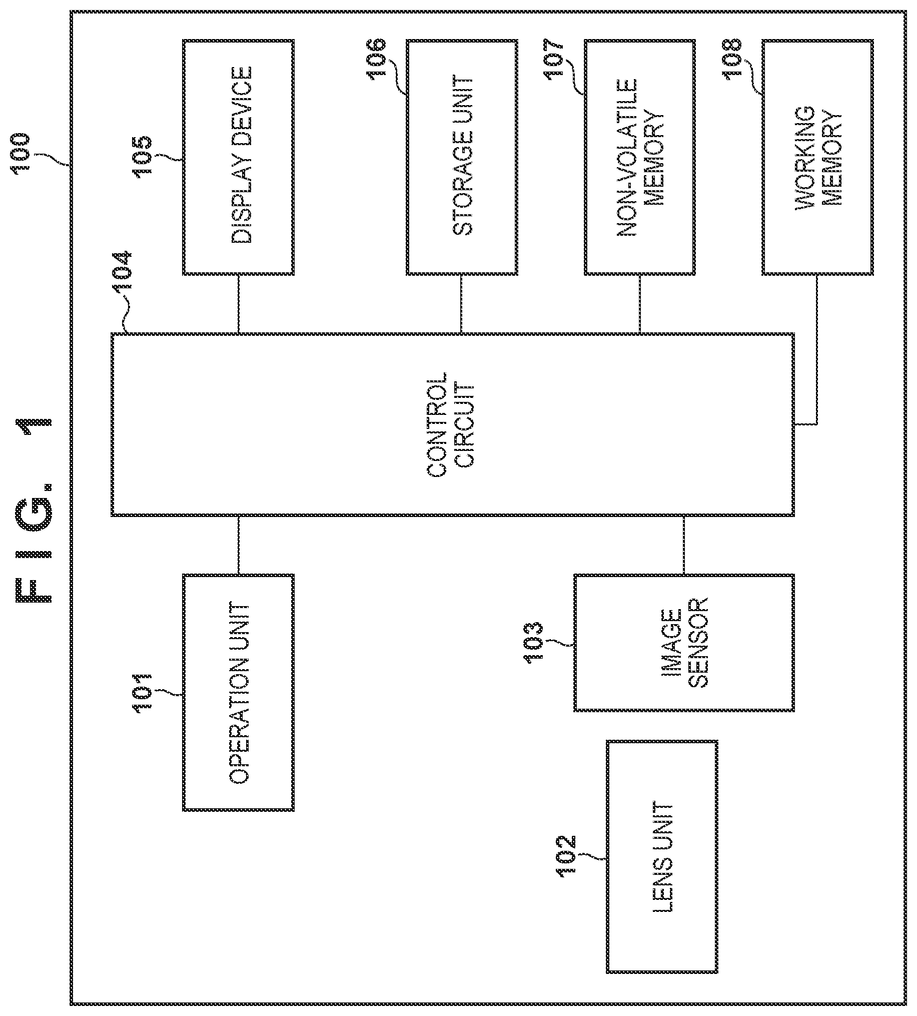 Patent US11778308 — Image processing apparatus, image processing method, and image capturing apparatus — Figure 1
