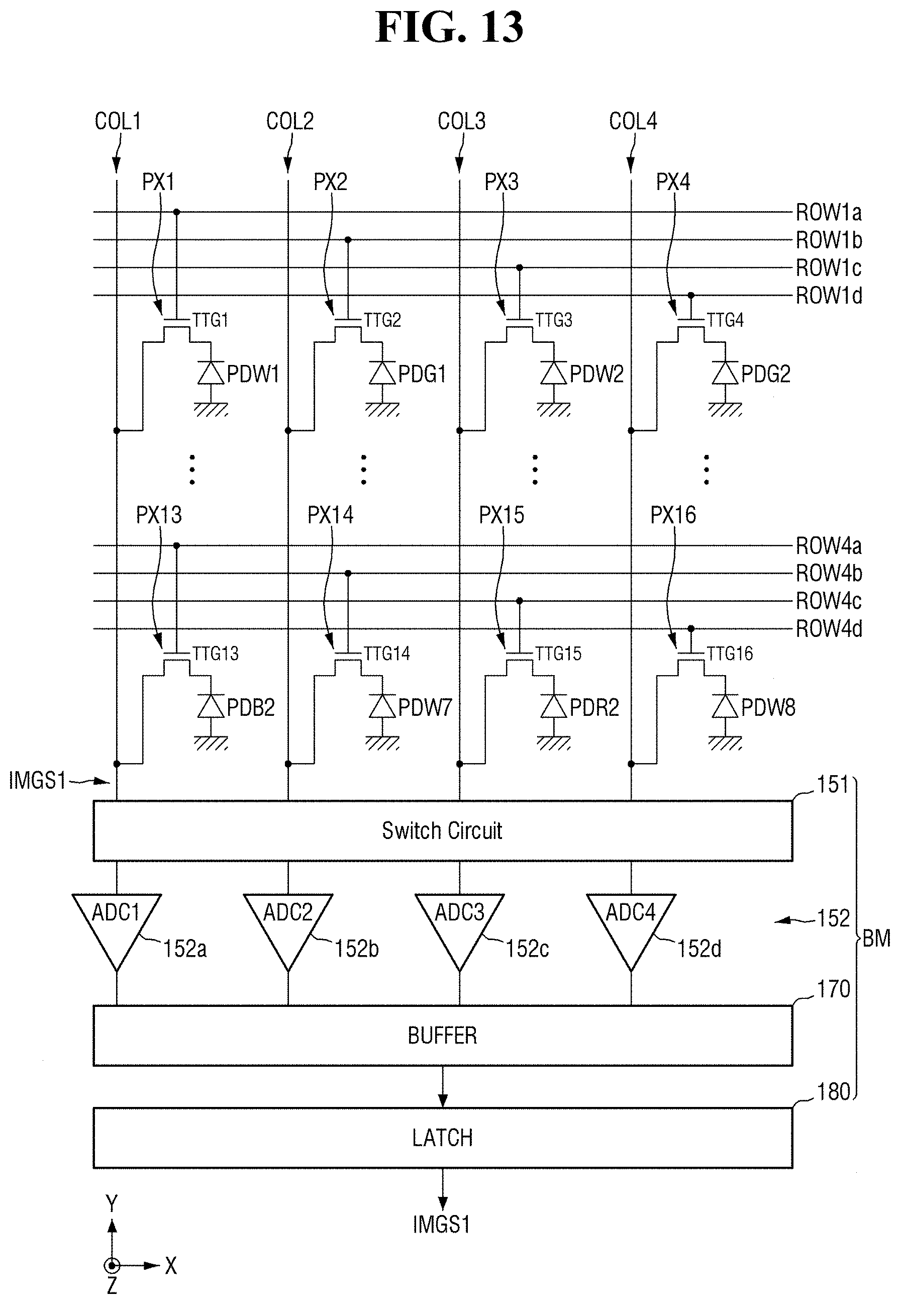 Patent US11778337 Figure 13 – Image sensor and method for sensing image