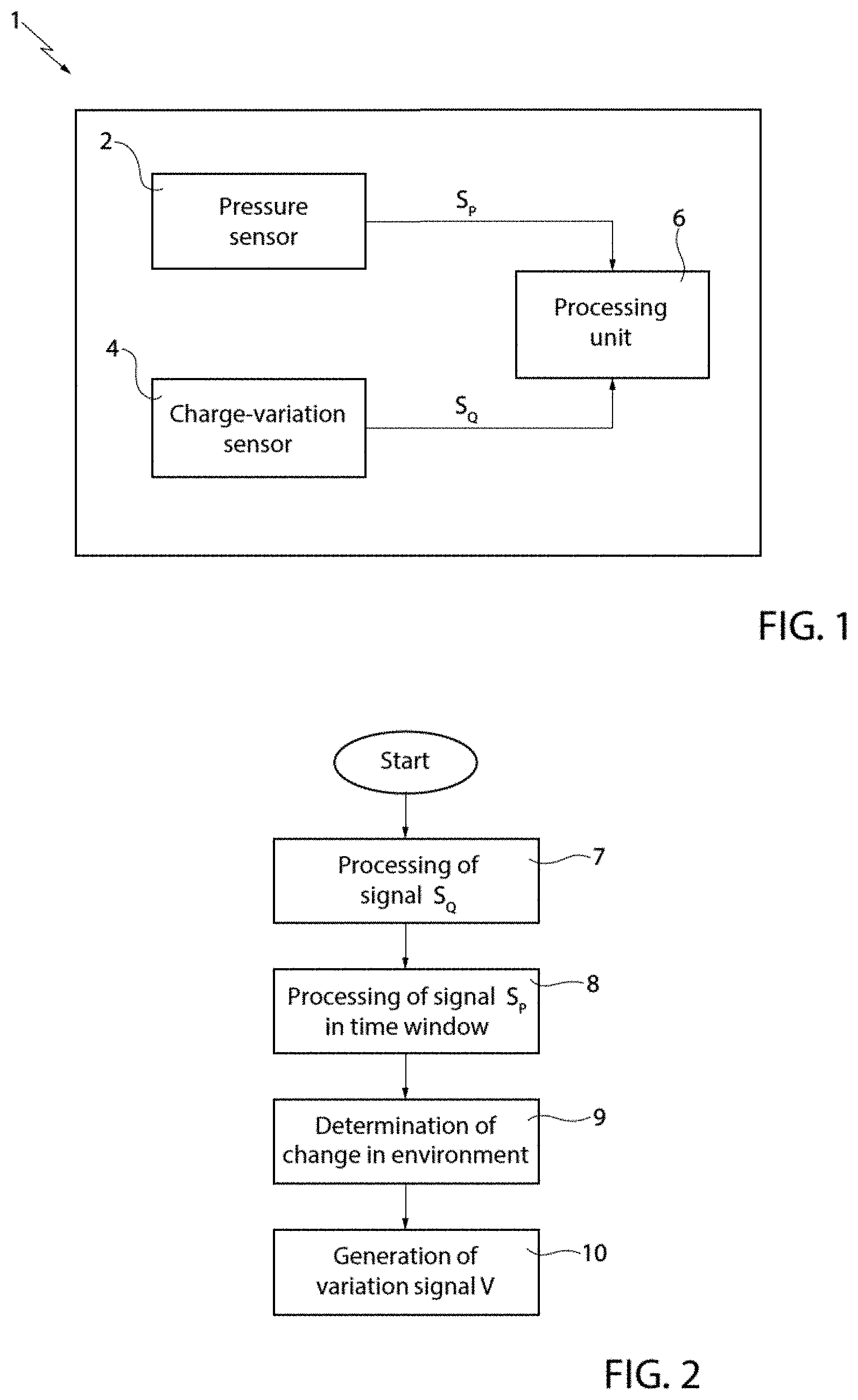 Patent US11778358 — Device and method for detecting a change in operating environment for an electronic apparatus — Figure 1