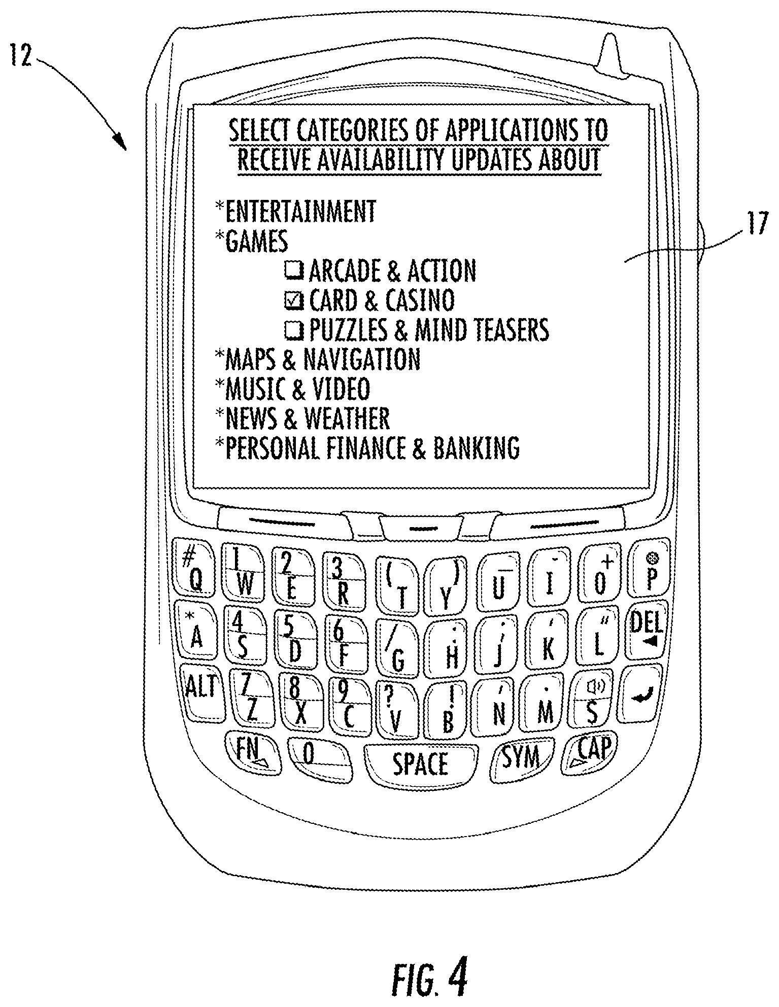 Patent US11778438 Figure 3 – Server for sending new application portions to mobile wireless communications devices and related methods