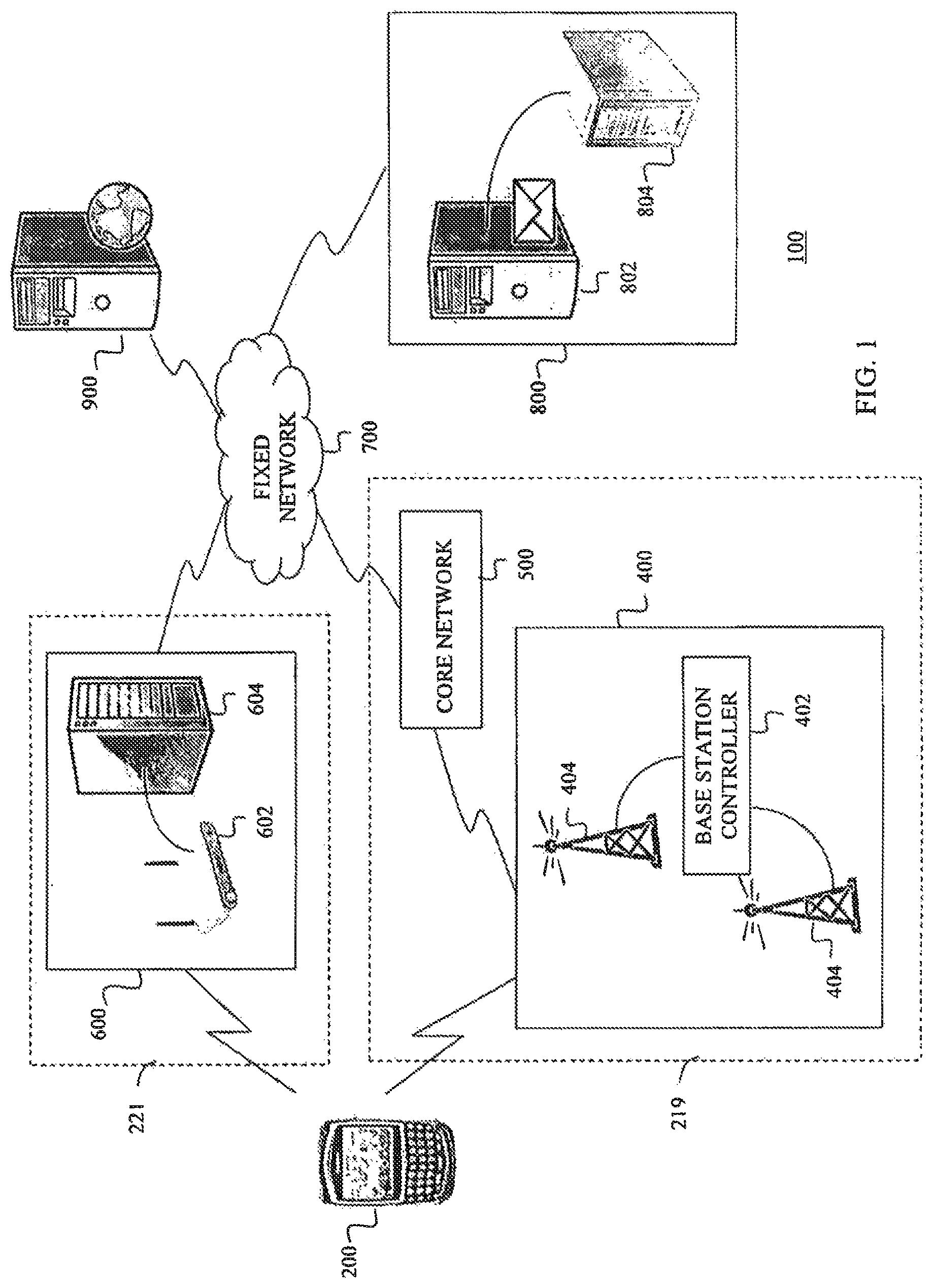 Patent US11778440 Figure 1 – Service mode display on a handheld communication device