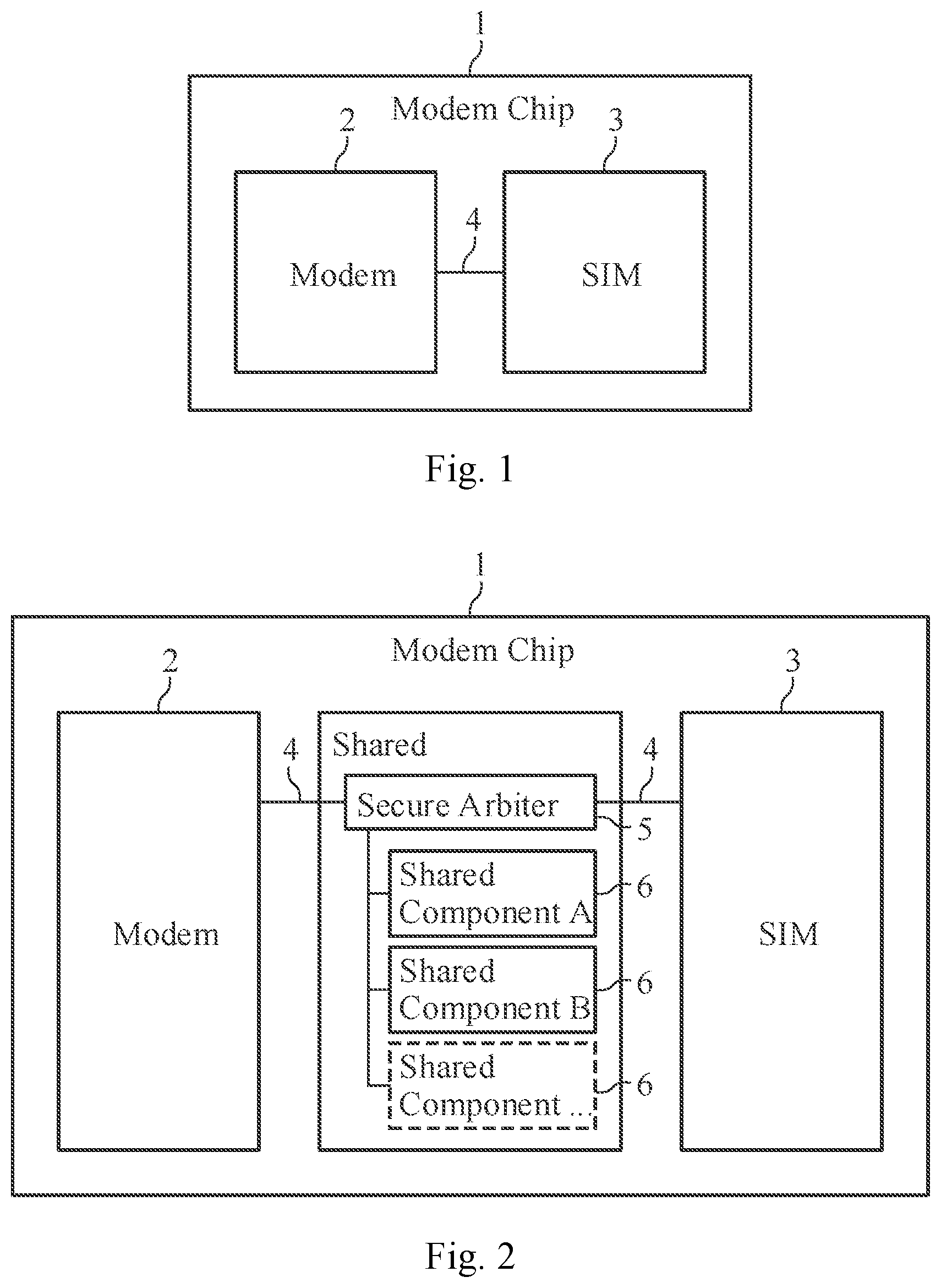 Patent US11778456 — UE with integrated subscriber identity modules by resource sharing — Figure 1