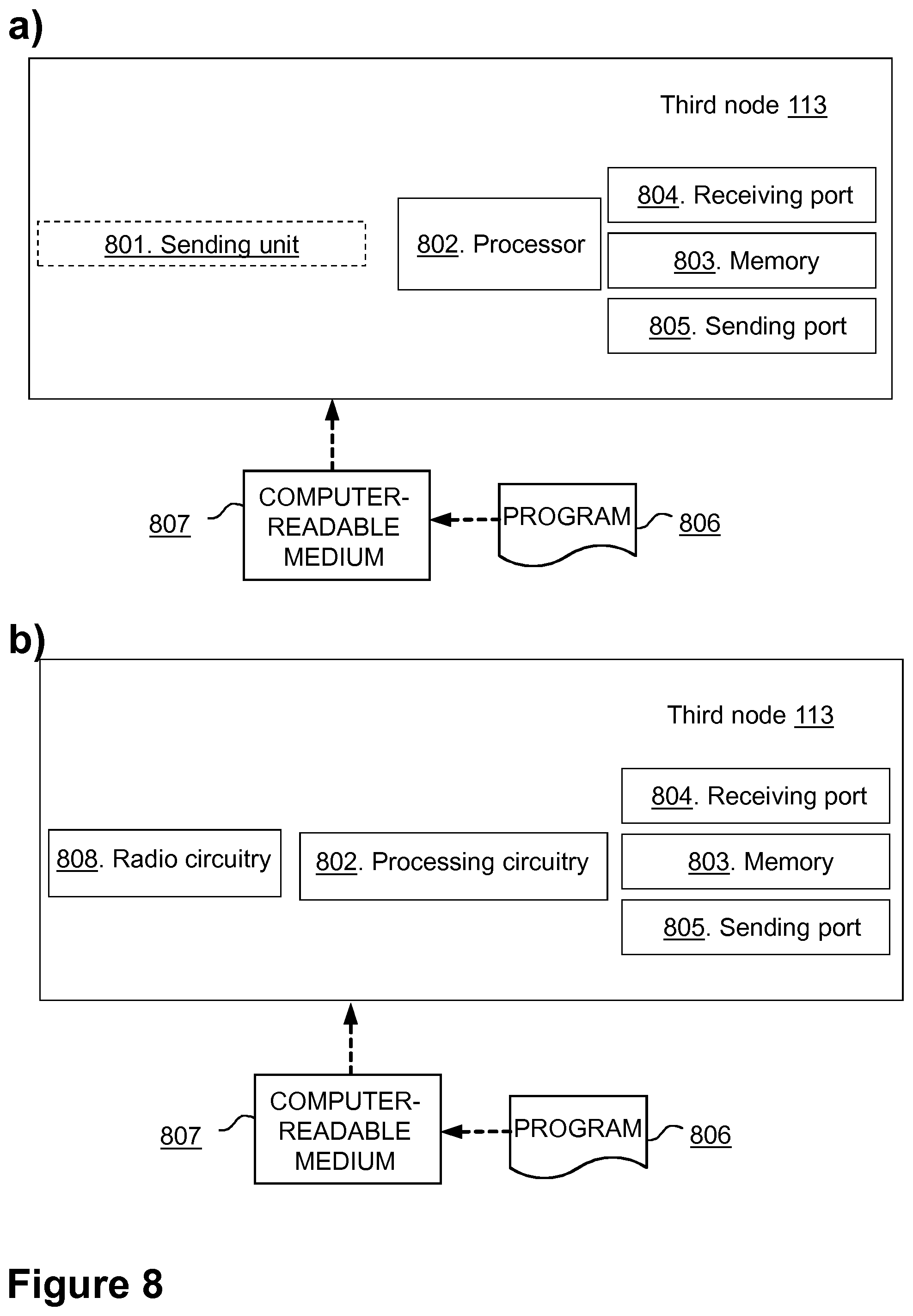 Patent US11778469 Figure 6 – First node, second node, third node, and methods performed thereby for managing data in a database in a communications network