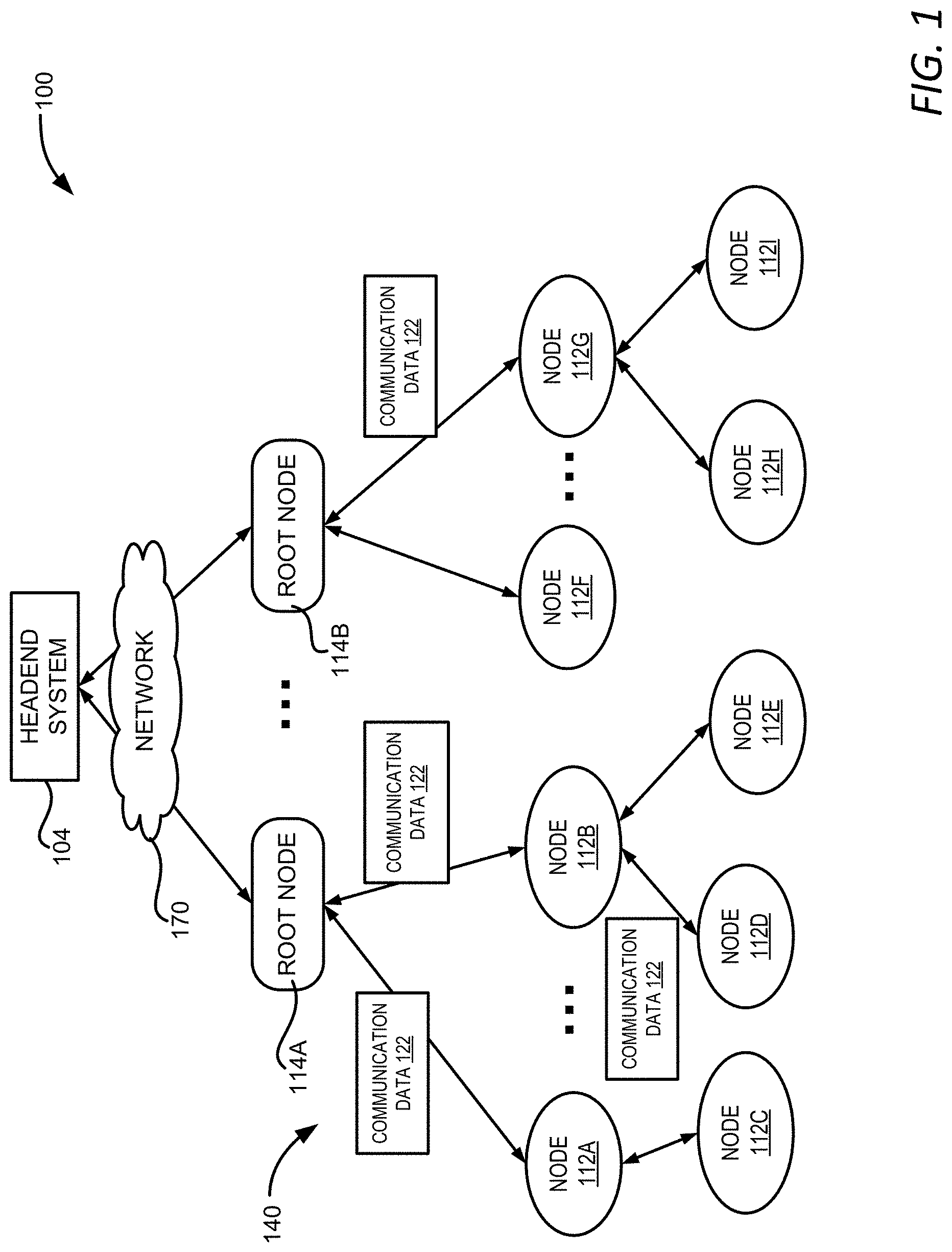 Patent US11778583 Figure 1 – Autonomous geographical location determination using mesh network