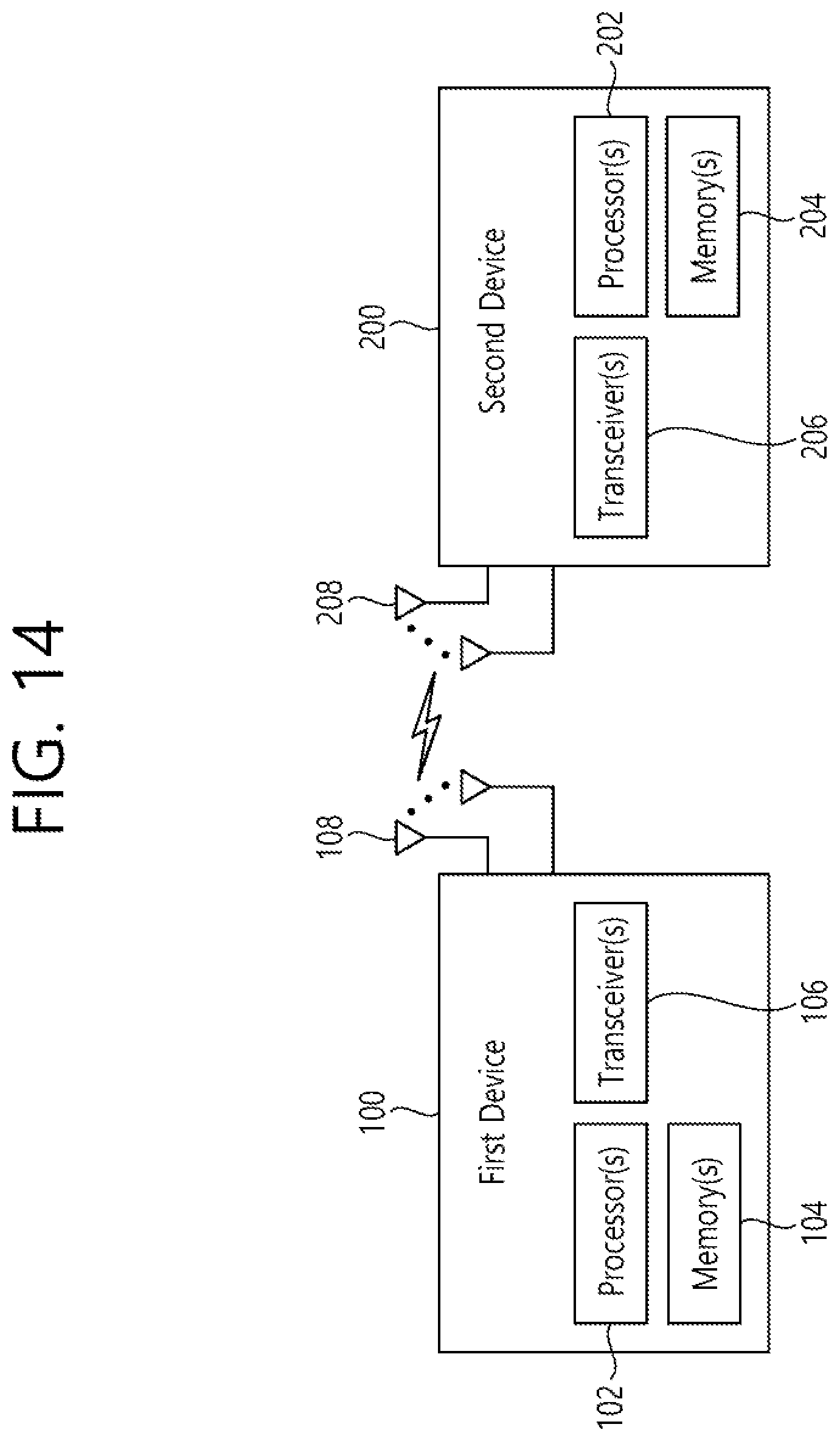 Patent US11778605 Figure 14 – Method and device for transmitting/receiving inter-UE coordination message in NR V2X