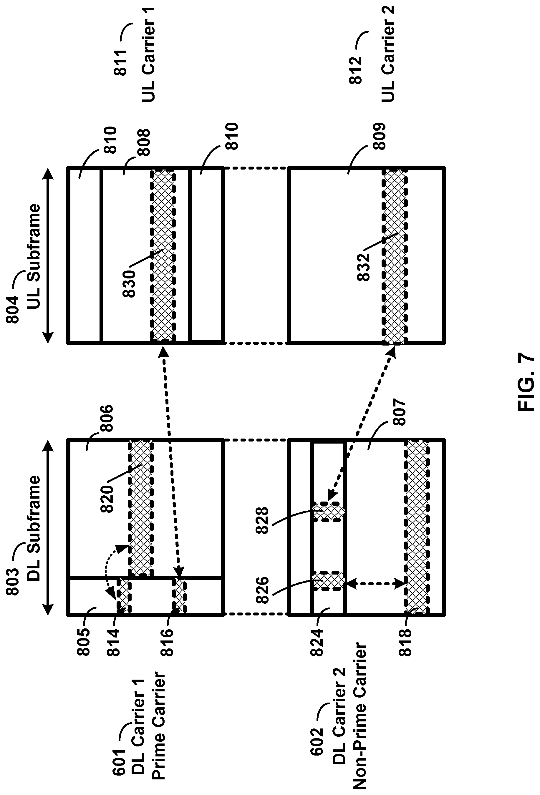 Patent US11778636 Figure 7 – Carrier information transmission to wireless devices