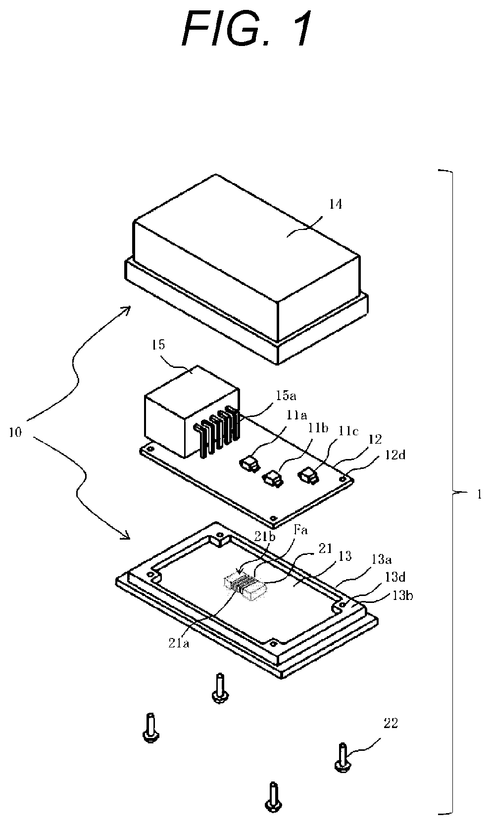Patent US11778729 — Electronic control device — Figure 1