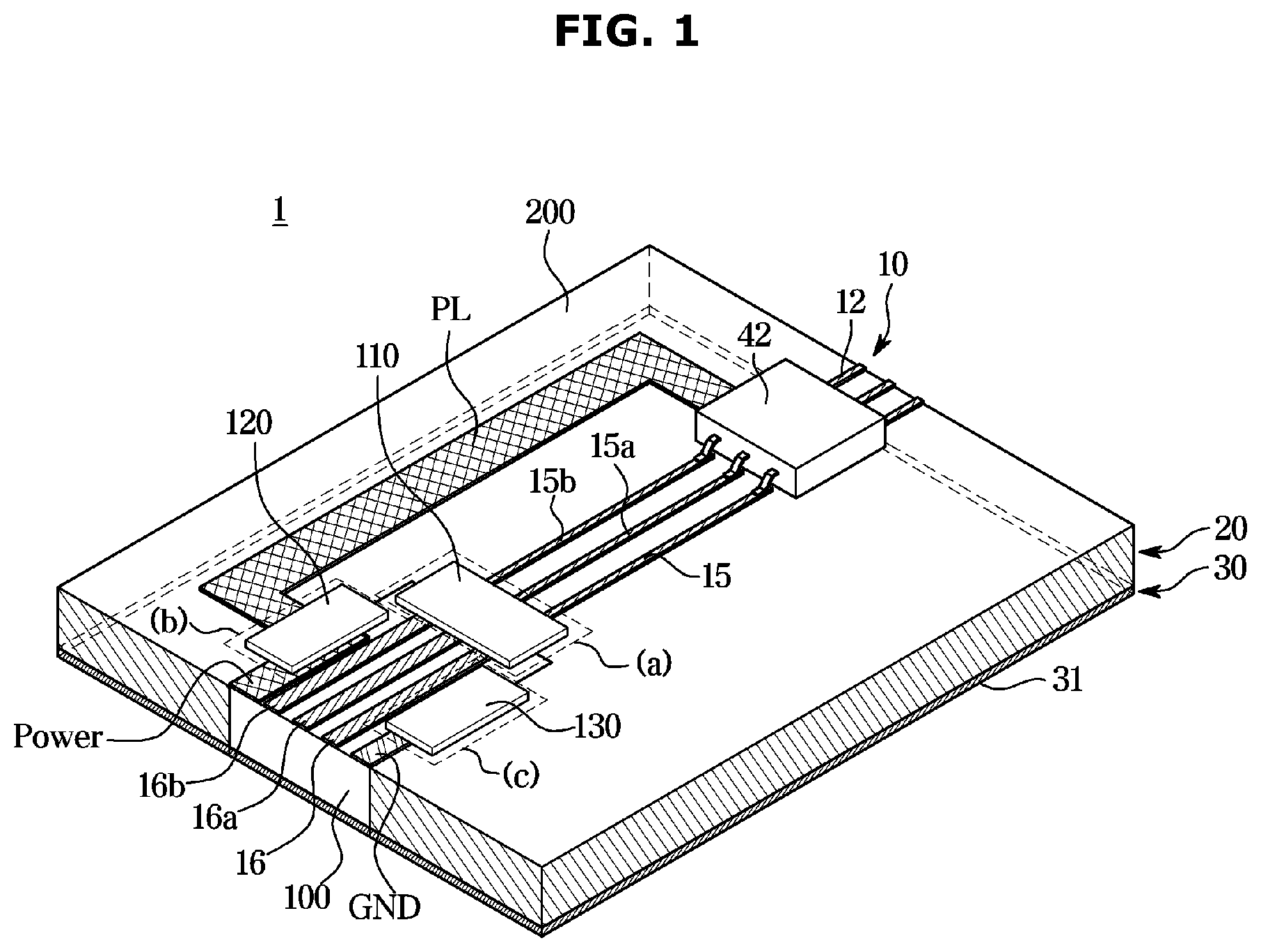 Patent US11778738 — Printed circuit board assembly — Figure 1