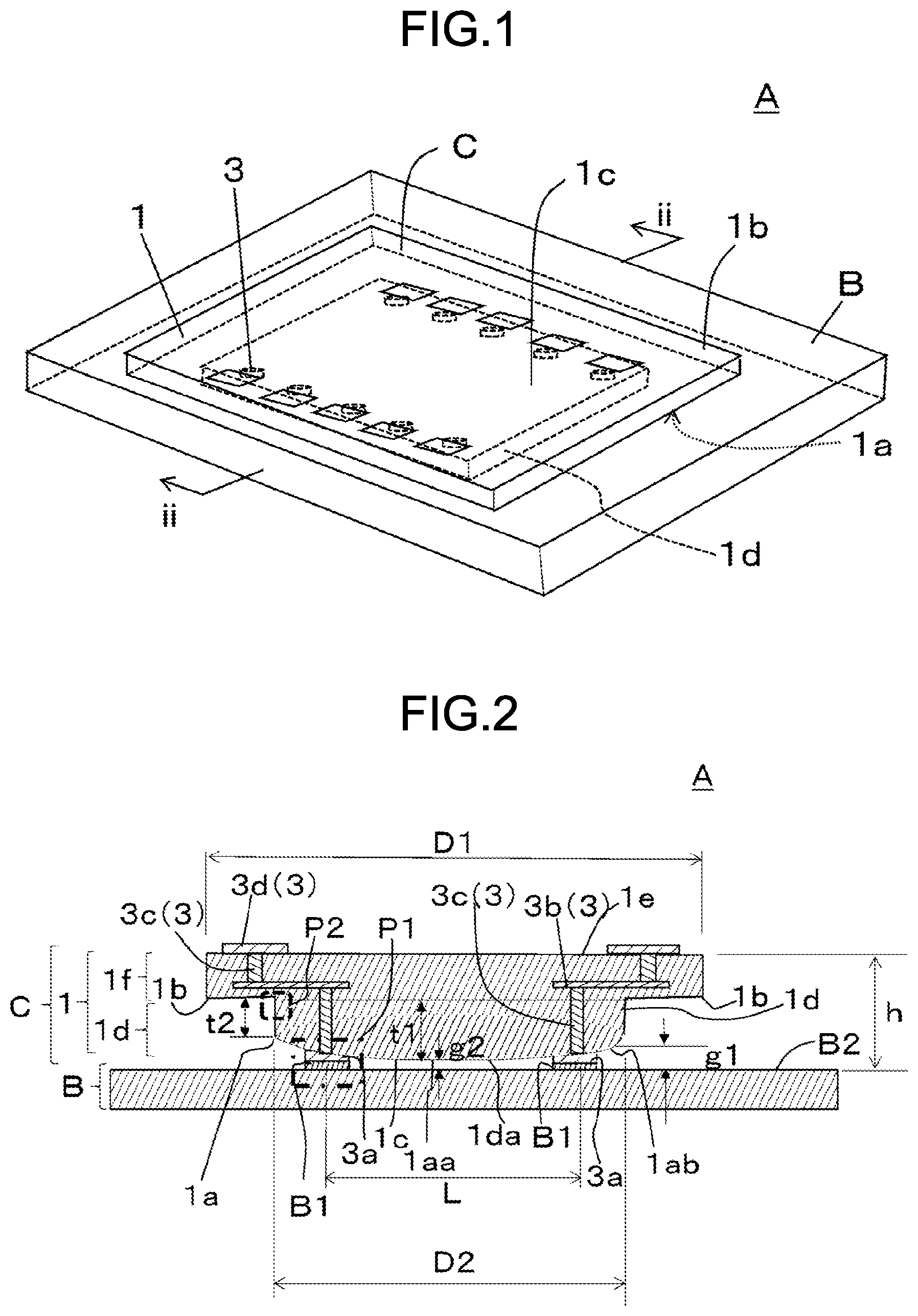 Patent US11778747 — Wiring board, composite substrate, and electric device — Figure 1
