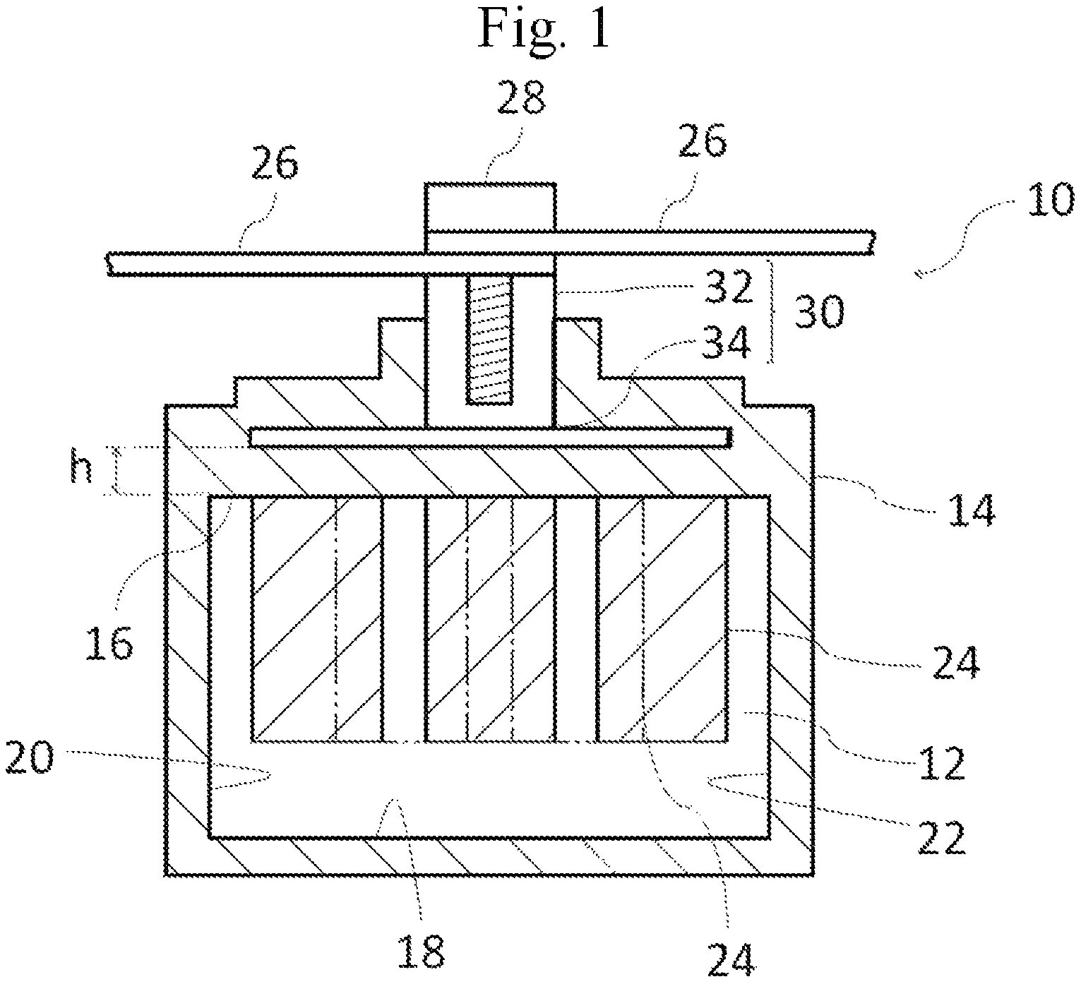 Patent US11778776 — Cooling structure — Figure 1