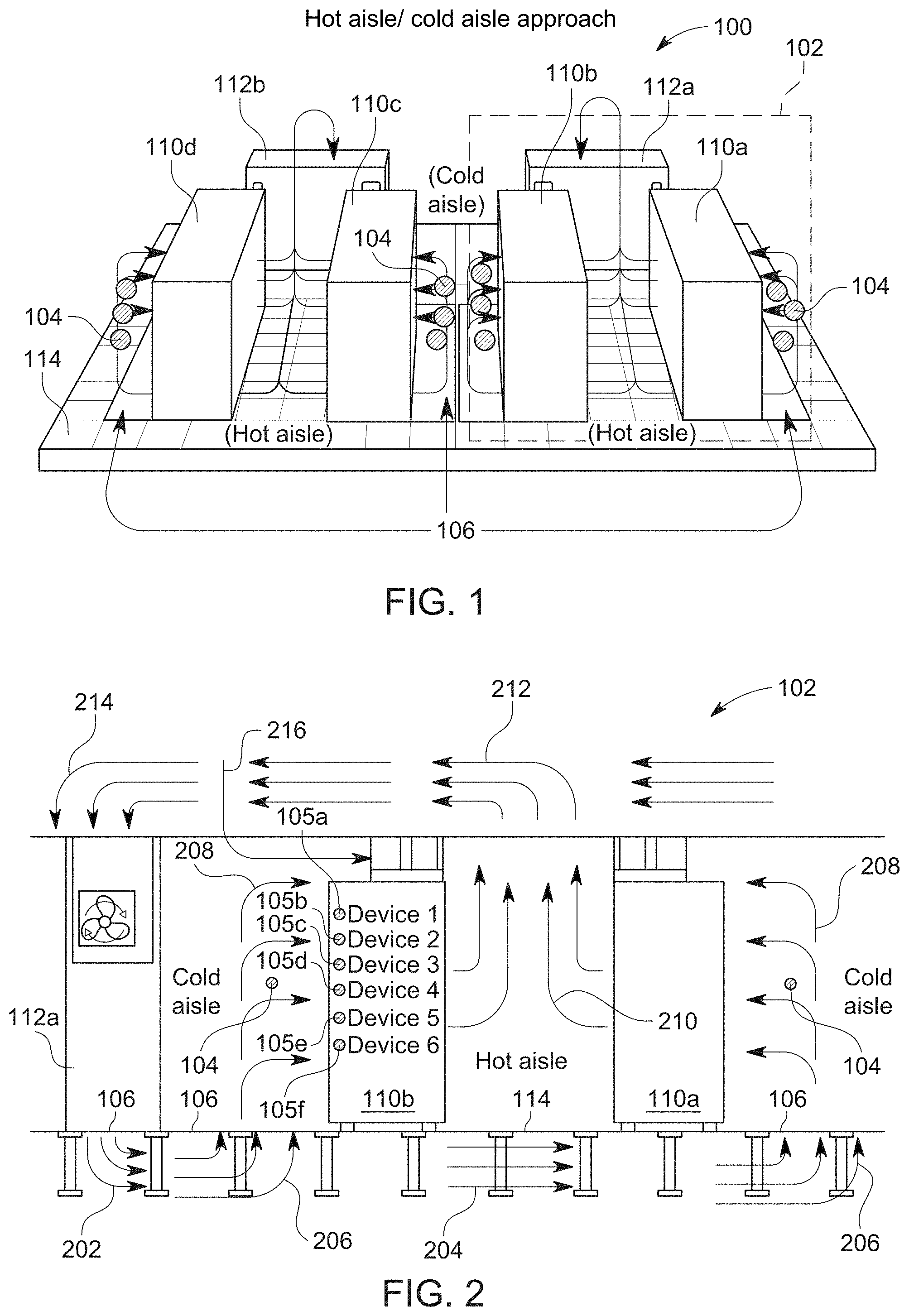 Patent US11778787 — System and method for thermal management in a computing environment — Figure 1