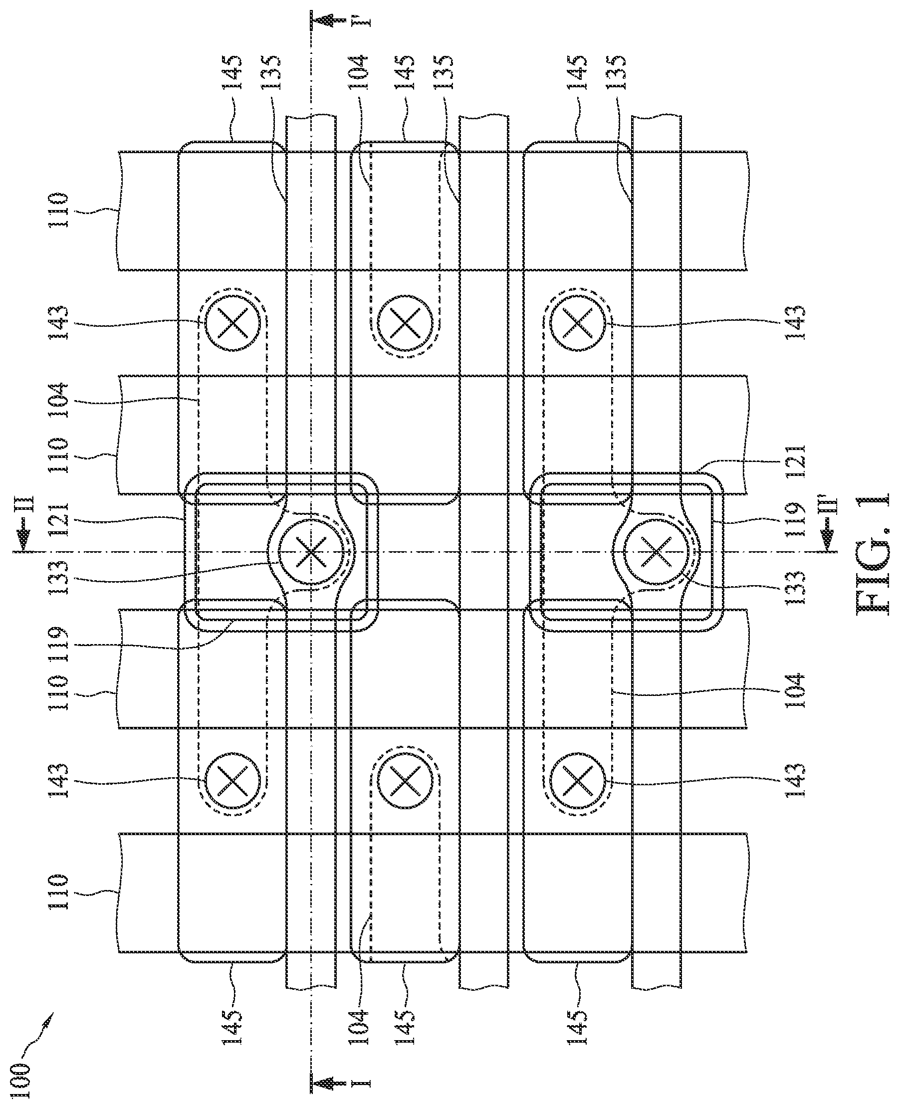 Patent US11778812 — Method for forming a semiconductor device with conductive cap layer over conductive plug — Figure 1