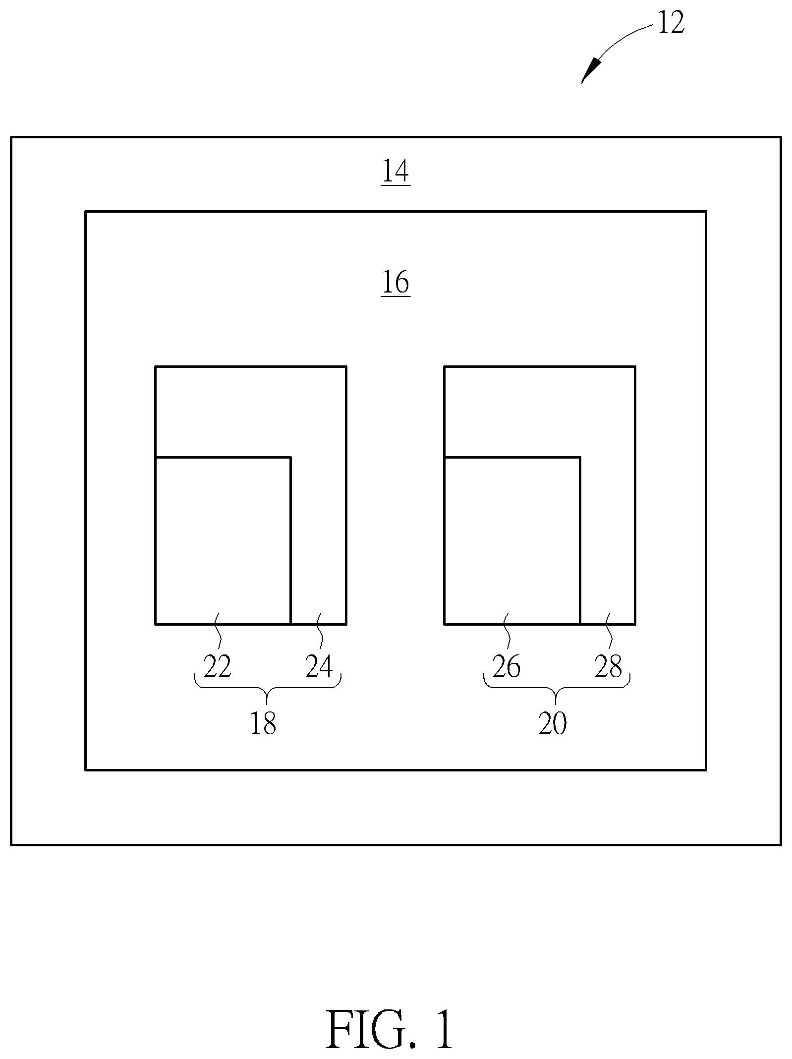 Patent US11778814 Figure 1 – One-time programmable memory device
