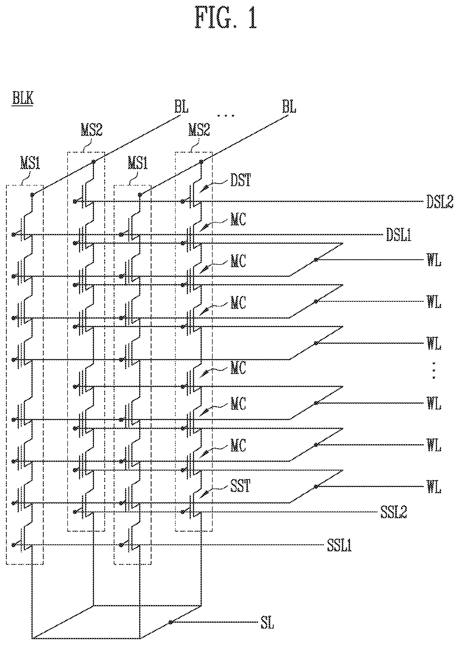 Patent US11778831 — Manufacturing method of semiconductor memory device — Figure 1