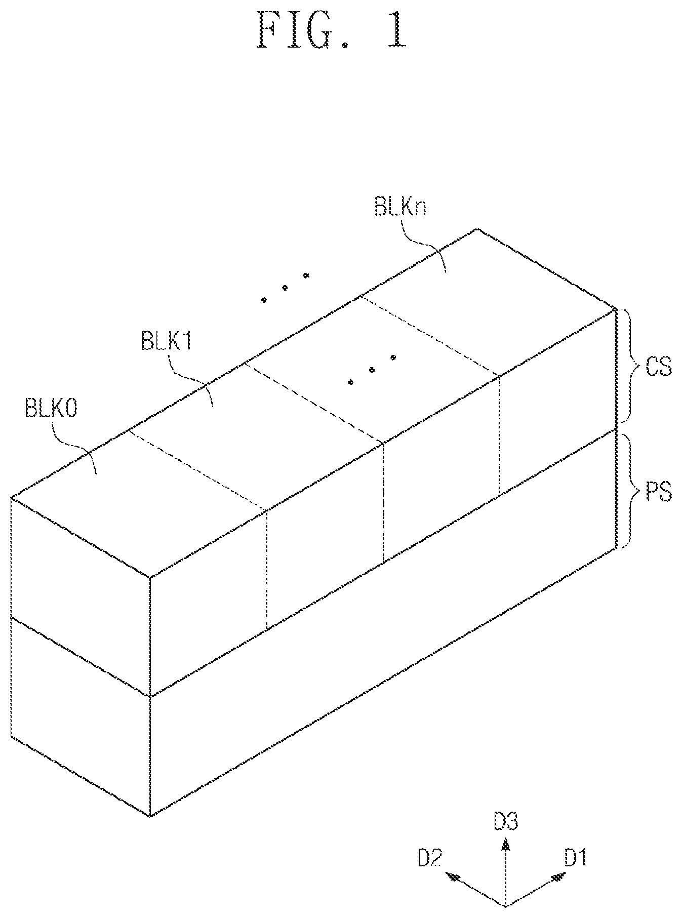 Patent US11778834 — Three-dimensional (3D) semiconductor memory device — Figure 1