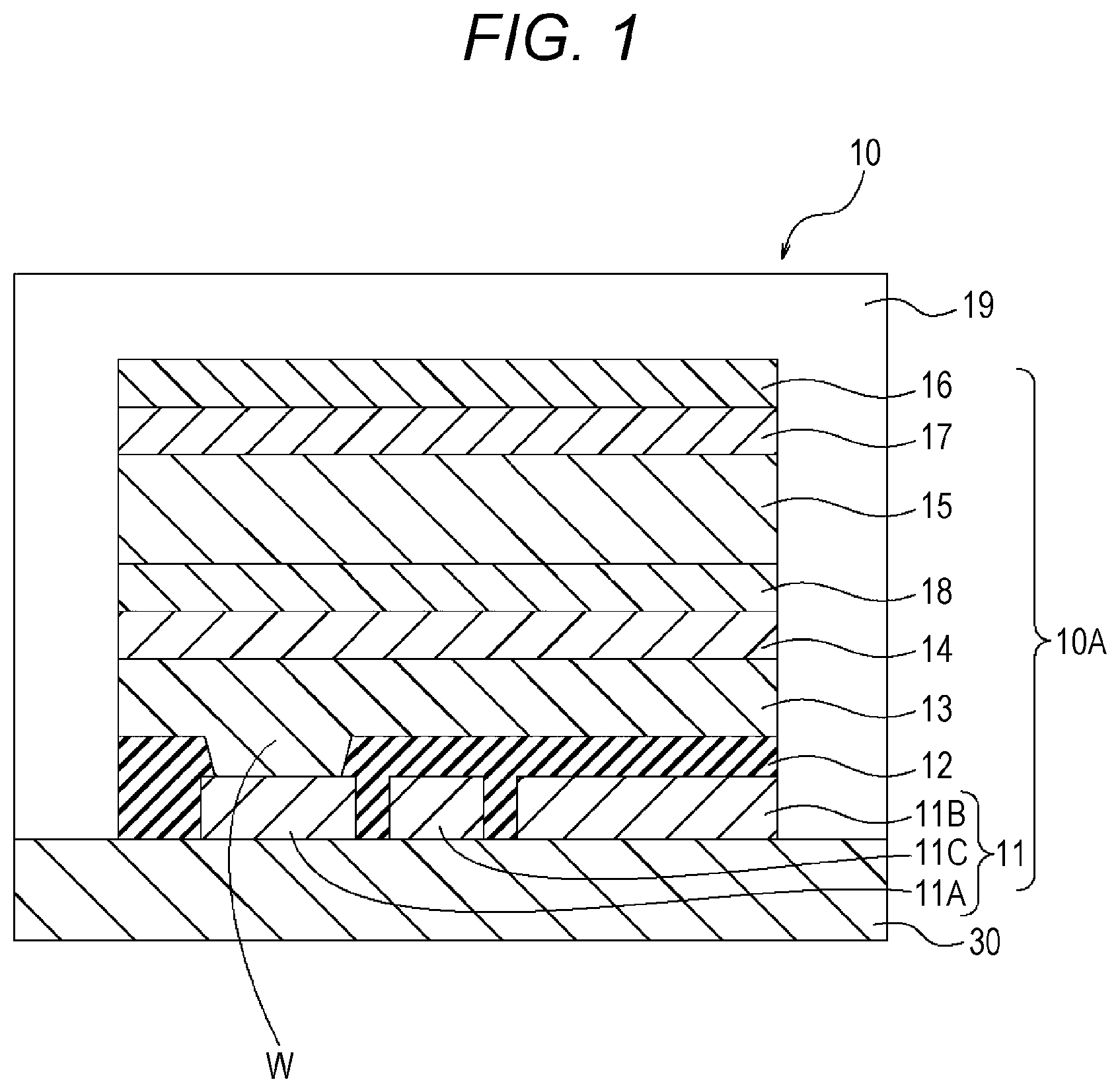 Patent US11778840 — Solid-state imaging element and electronic device — Figure 1