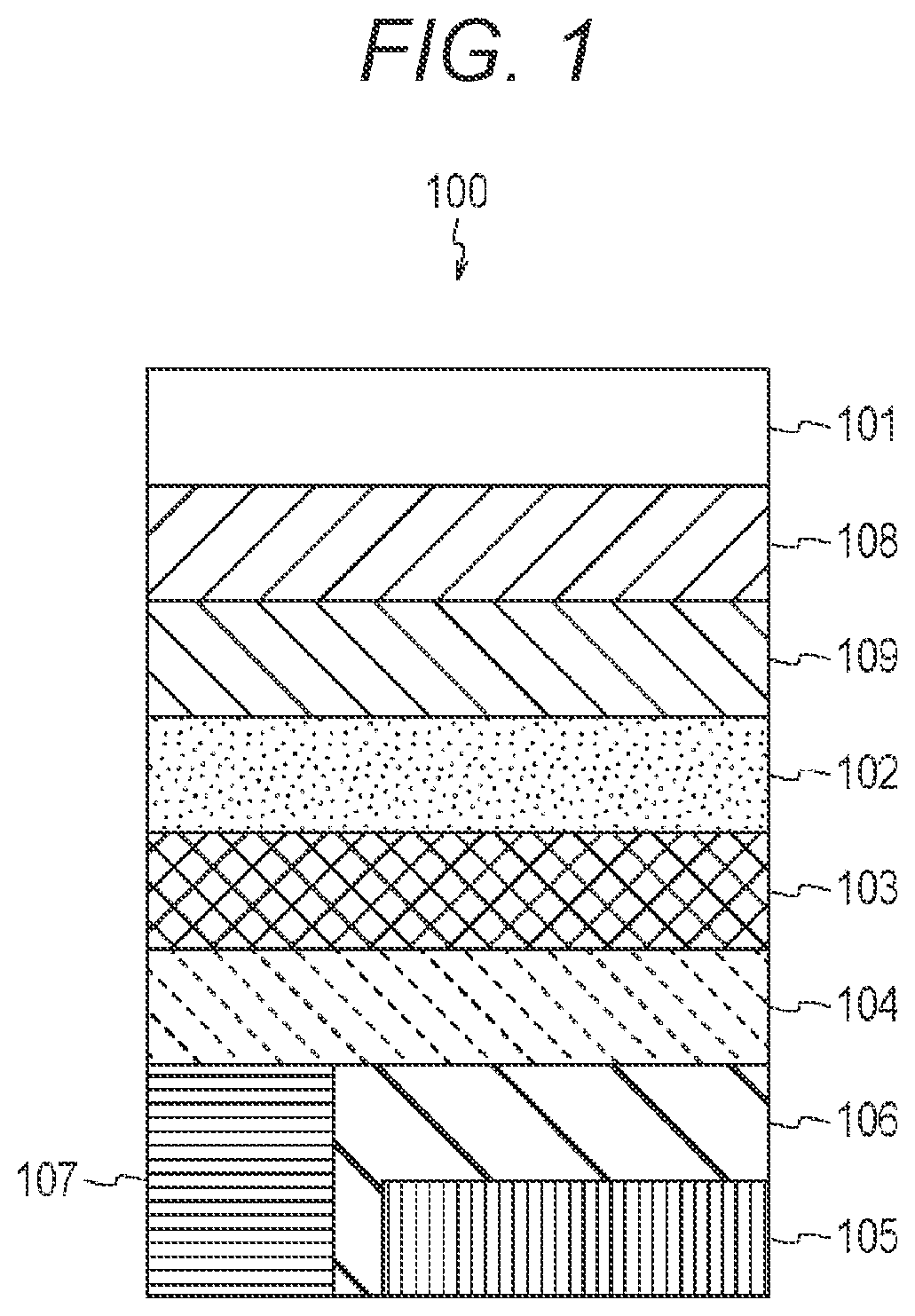 Patent US11778841 — Photoelectric conversion element, solid-state imaging device, and electronic device — Figure 1
