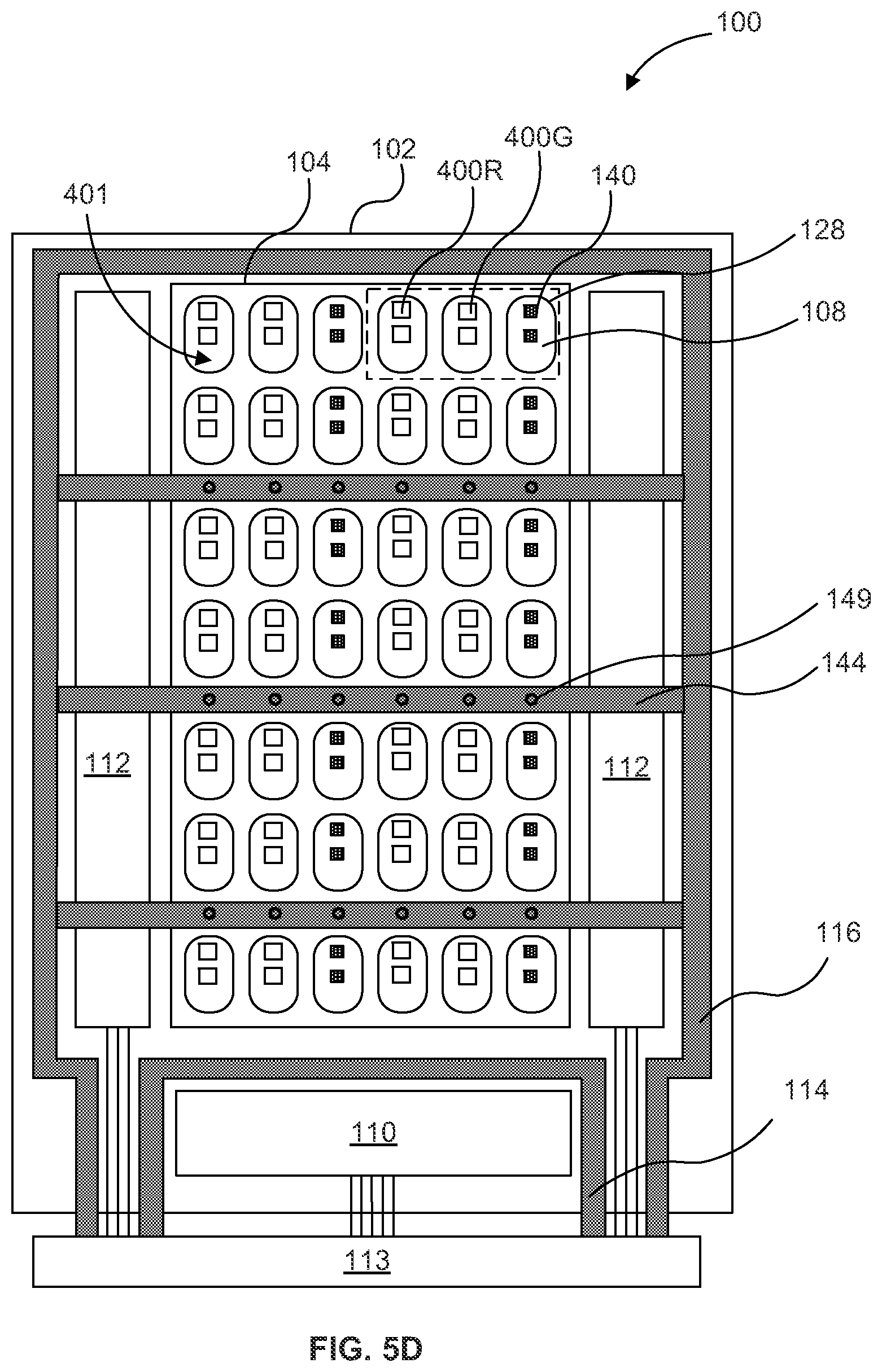 Patent US11778842 Figure 13 – Light emitting diode display with redundancy scheme